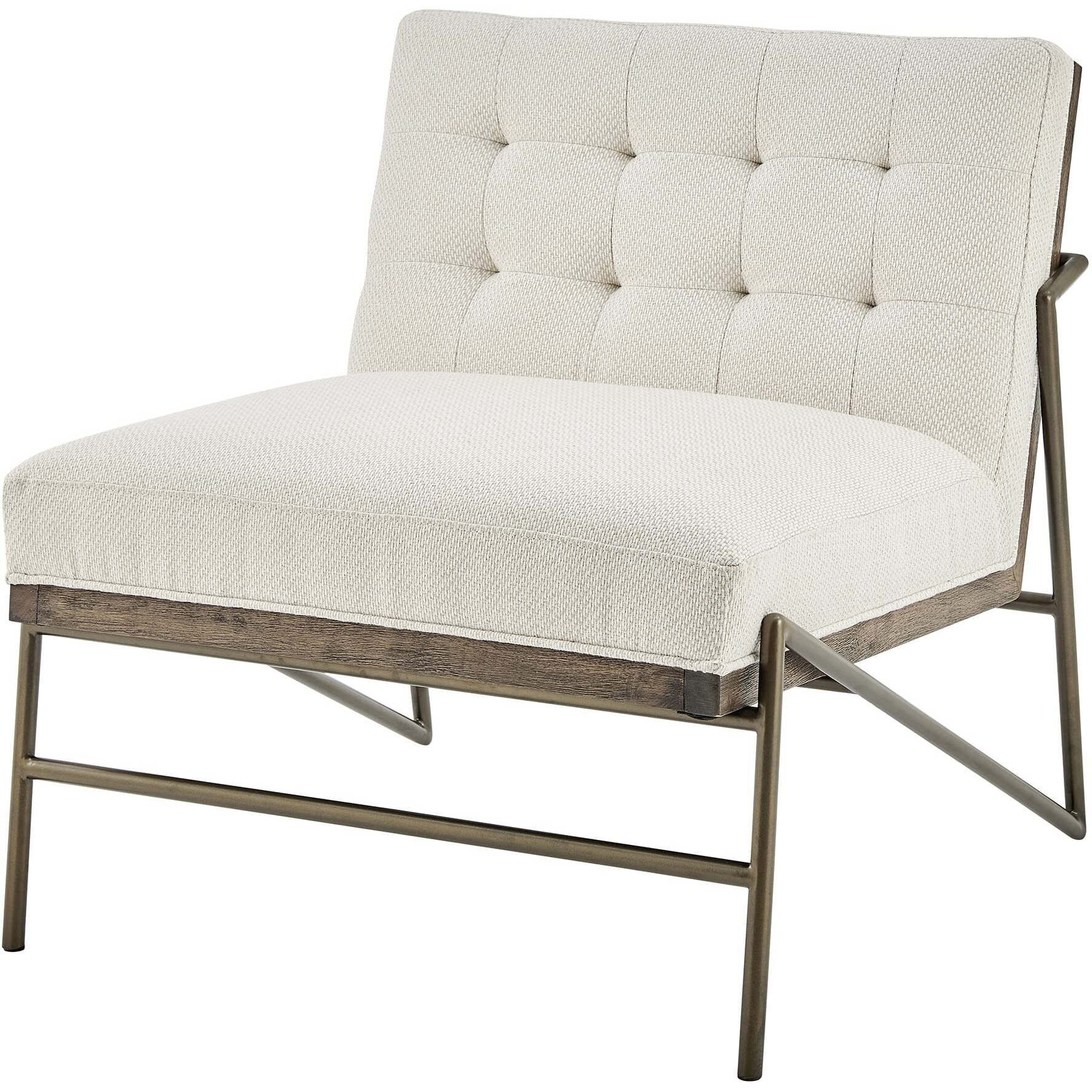 npd furniture and more Marlo Fabric, Cardiff Cream Accent Chair, Beige