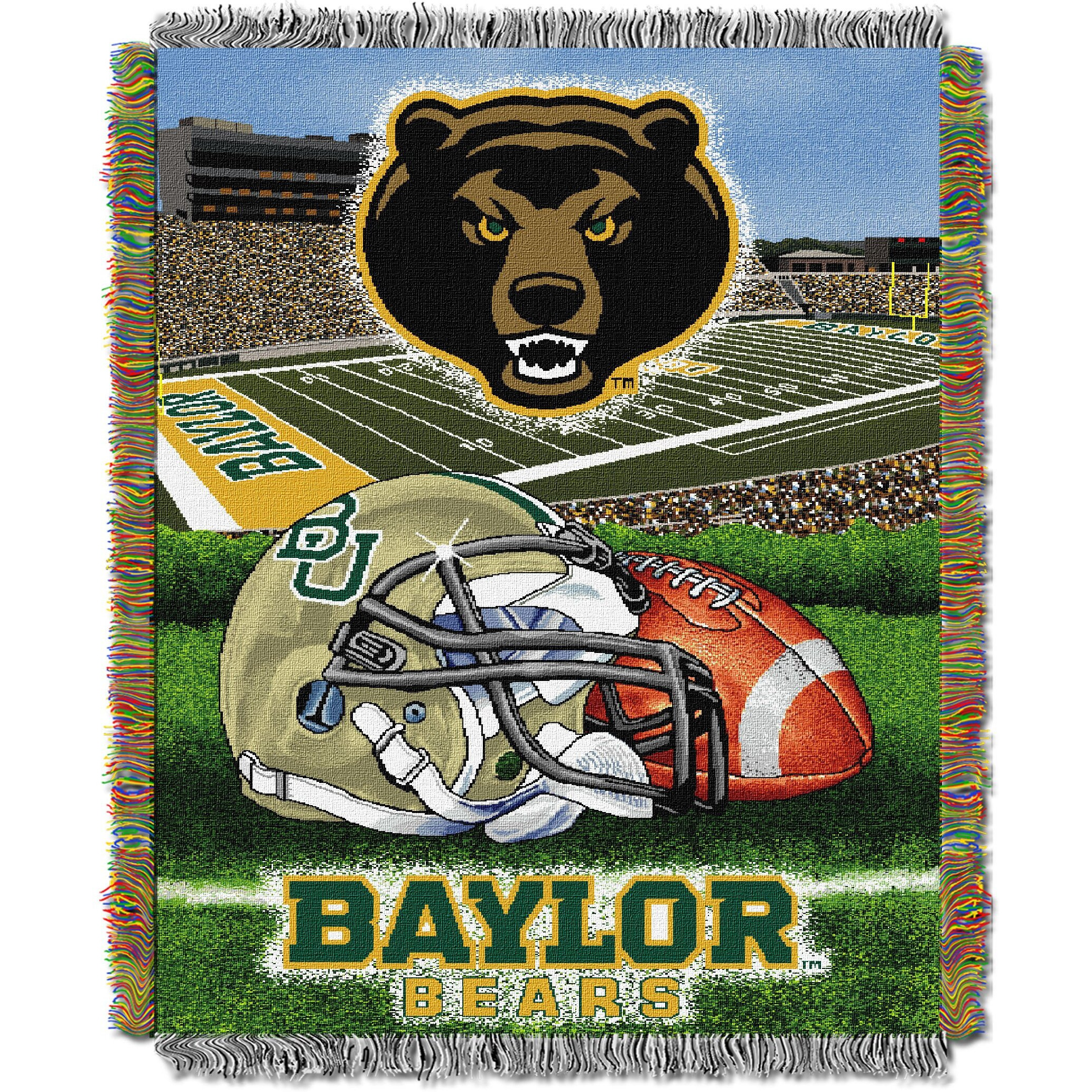 Northest COL 051 HFA Baylor Woven Tapestry Thro Blanket