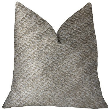 Plutus Brands Plutus Crme Brulee Luxury Throw Pillow, 20  x 26  Standard