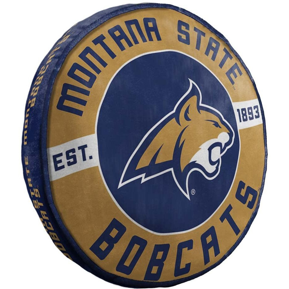 Northest NCAA Montana State Bobcats Round Cloud Pillo, 15 , Team Colors