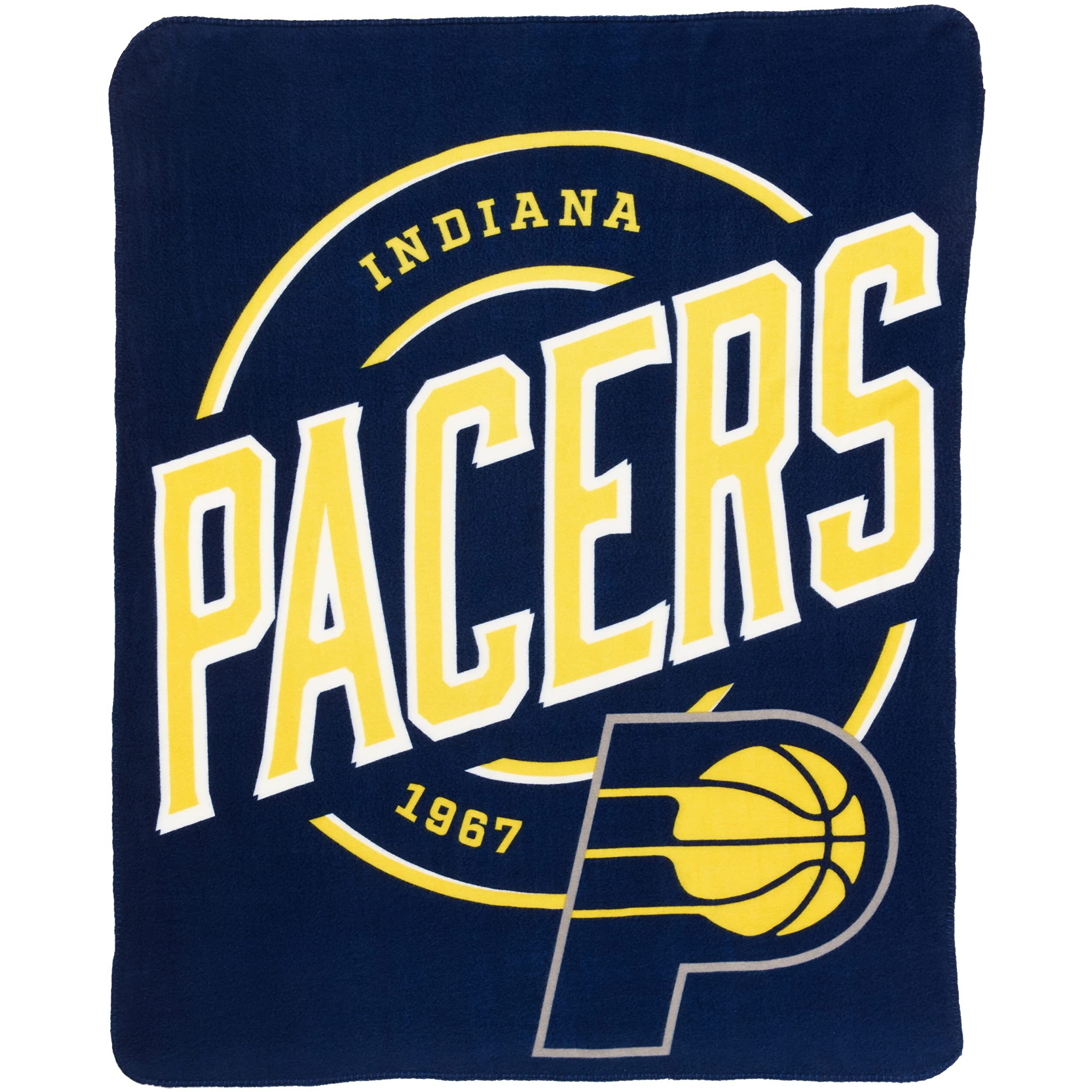 Northest NBA Indiana Pacers Unisex-Adult Fleece Thro Blanket, 50  x 60 , Campaign