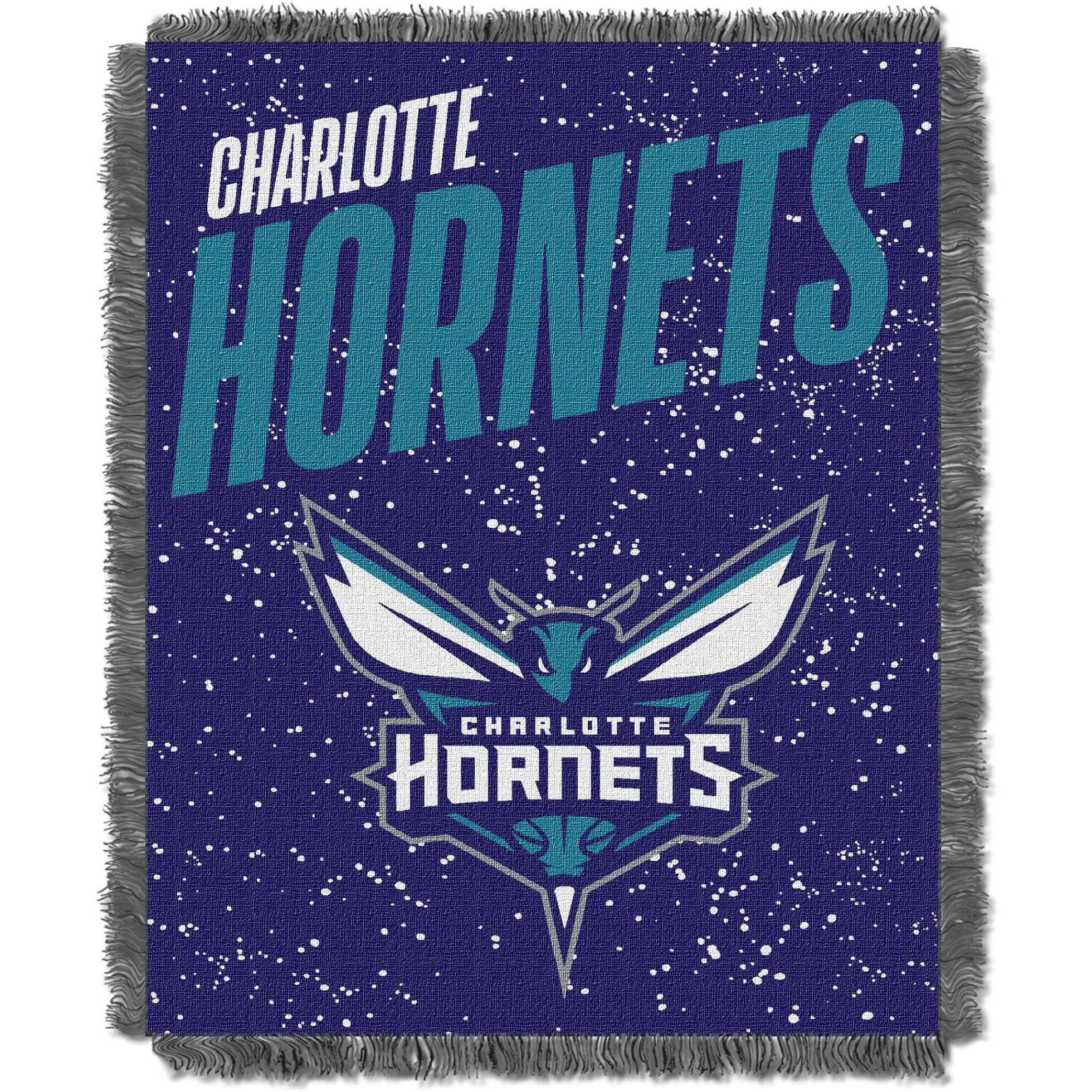 Hornets OFFICIAL NBA  Headliner  Woven Jacquard Throw Blanket