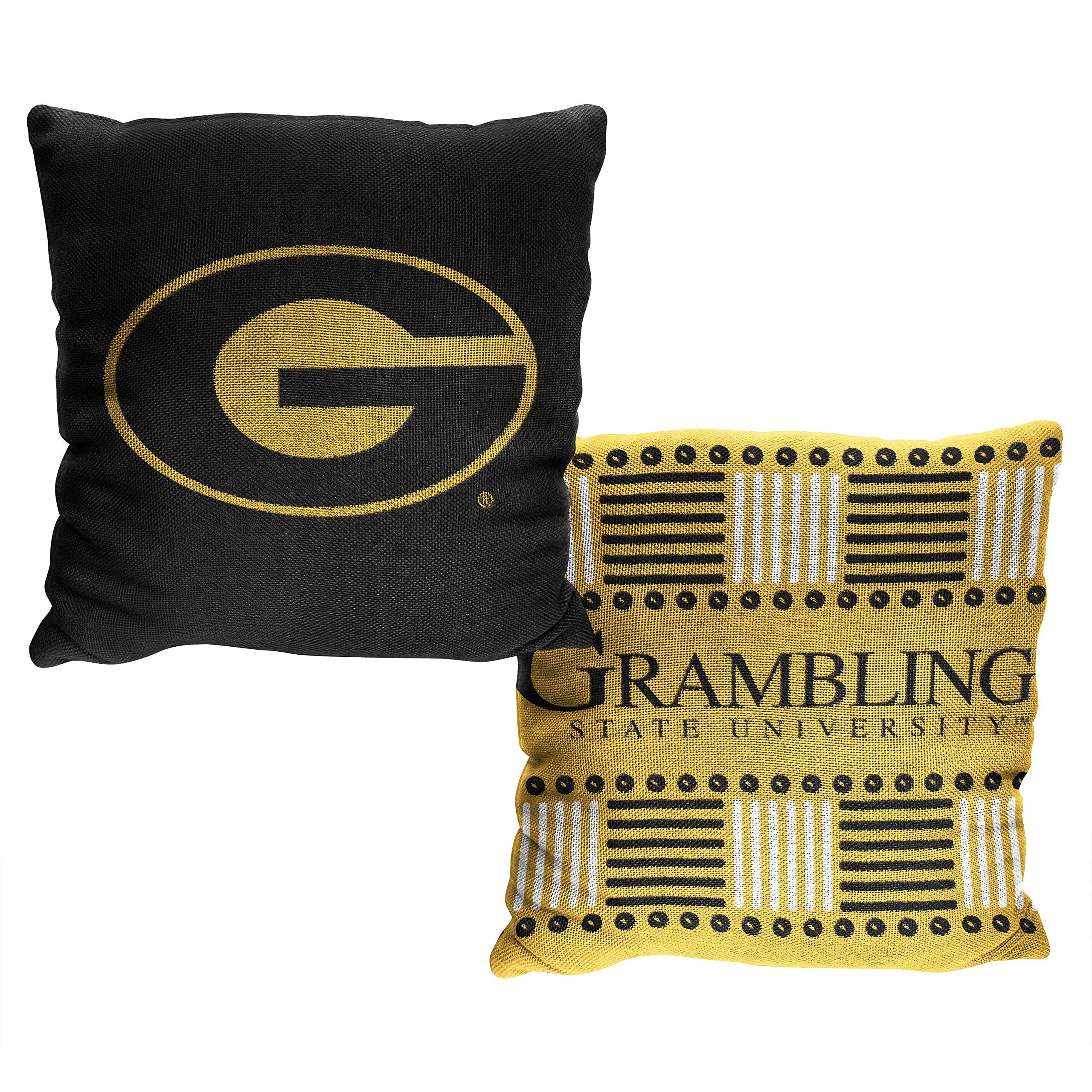 Northwest - NCAA Historically Black Colleges Universities Team Invert 14  Double Sided Jacquard Pillow - HBCU 2 Pack (Grambling State Tigers)