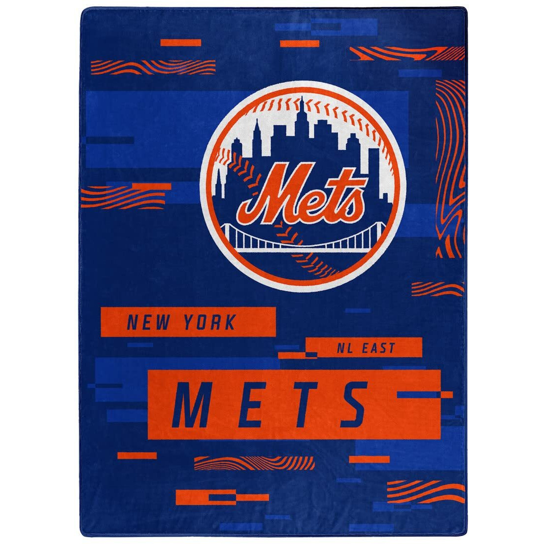 Northest MLB Ne York Mets Digitize 60x80 Super Plush Rachel Blanket