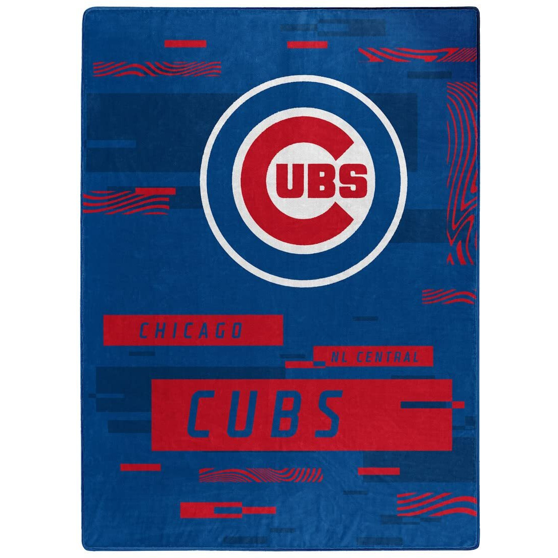 Northest Chicago Cubs Blanket 60x80 Raschel Digitize Design