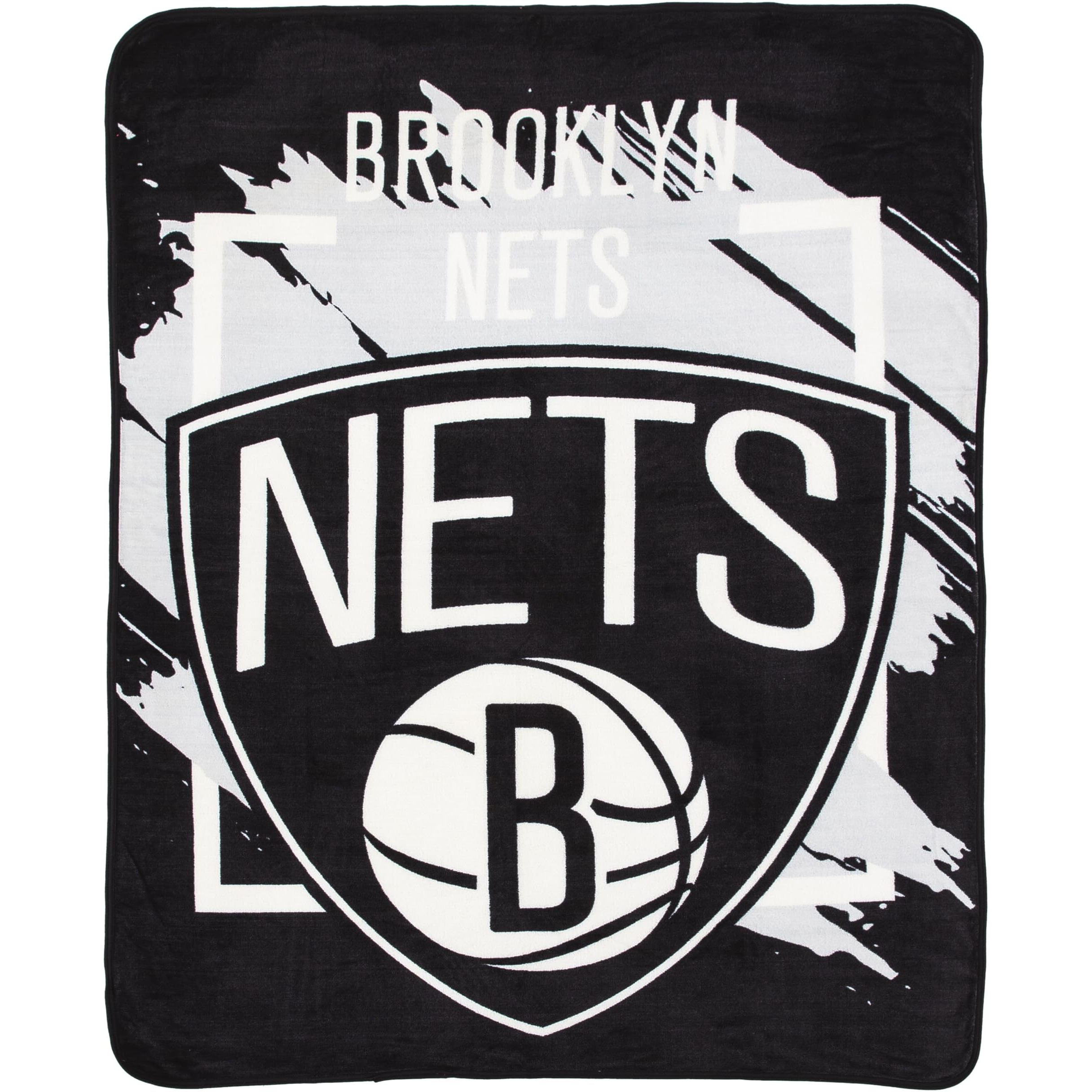 Northest NBA Brooklyn Nets Micro Raschel Thro Blanket, 46  x 60 , Dimensional Legacy