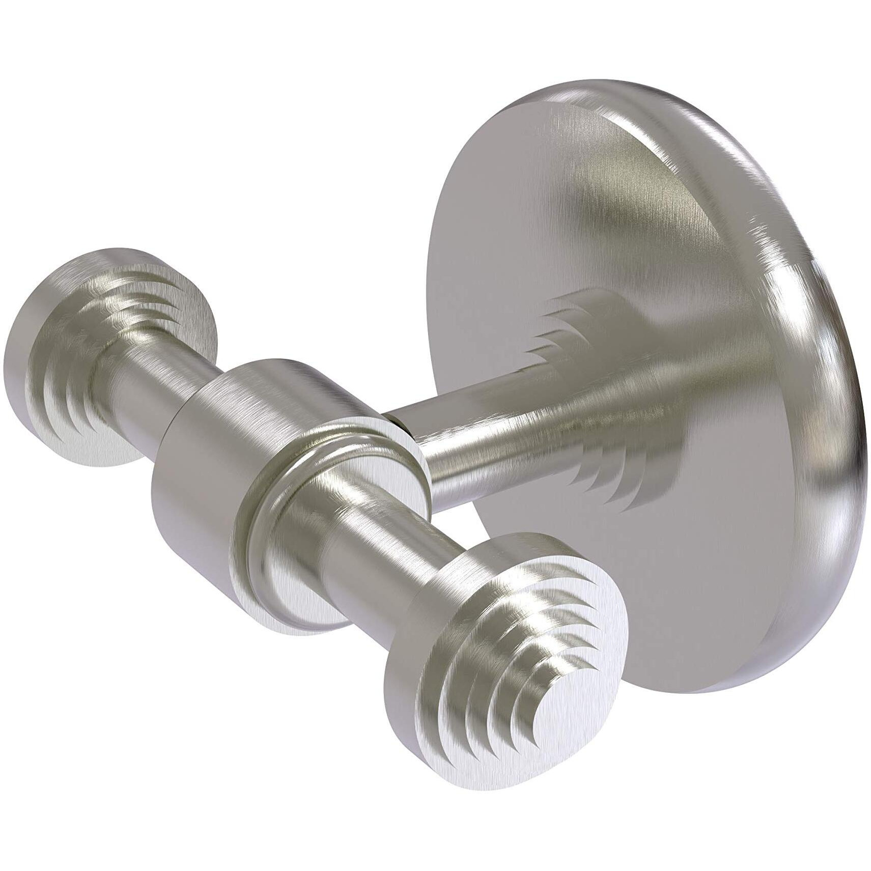 Allied Brass SB-22 Southbeach Collection Double Robe Hook, Satin Nickel