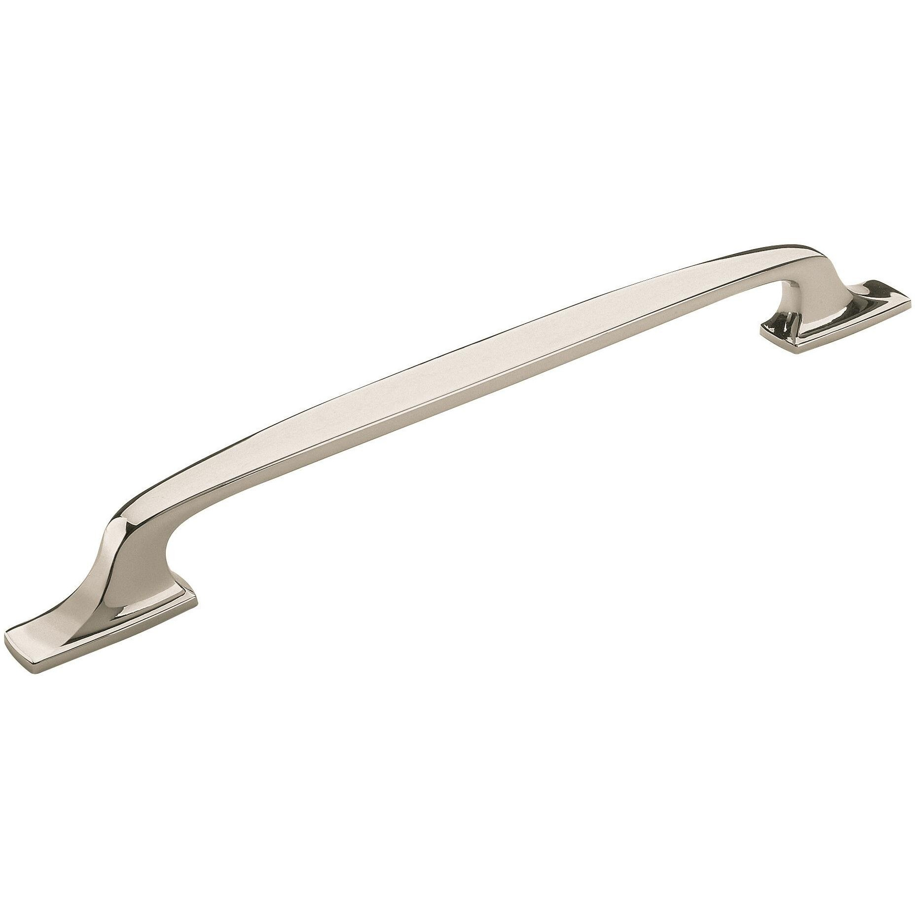 Amerock | Appliance Pull | Polished Nickel | 12 inch (305 mm) Center to Center | Highland Ridge | 1 Pack | Drawer Pull | Drawer Handle | Cabinet Hardware