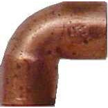 Mueller Streamline 1/2 in. Sweat x 1/2 in. Dia. Sweat Copper 90 Degree Elbow