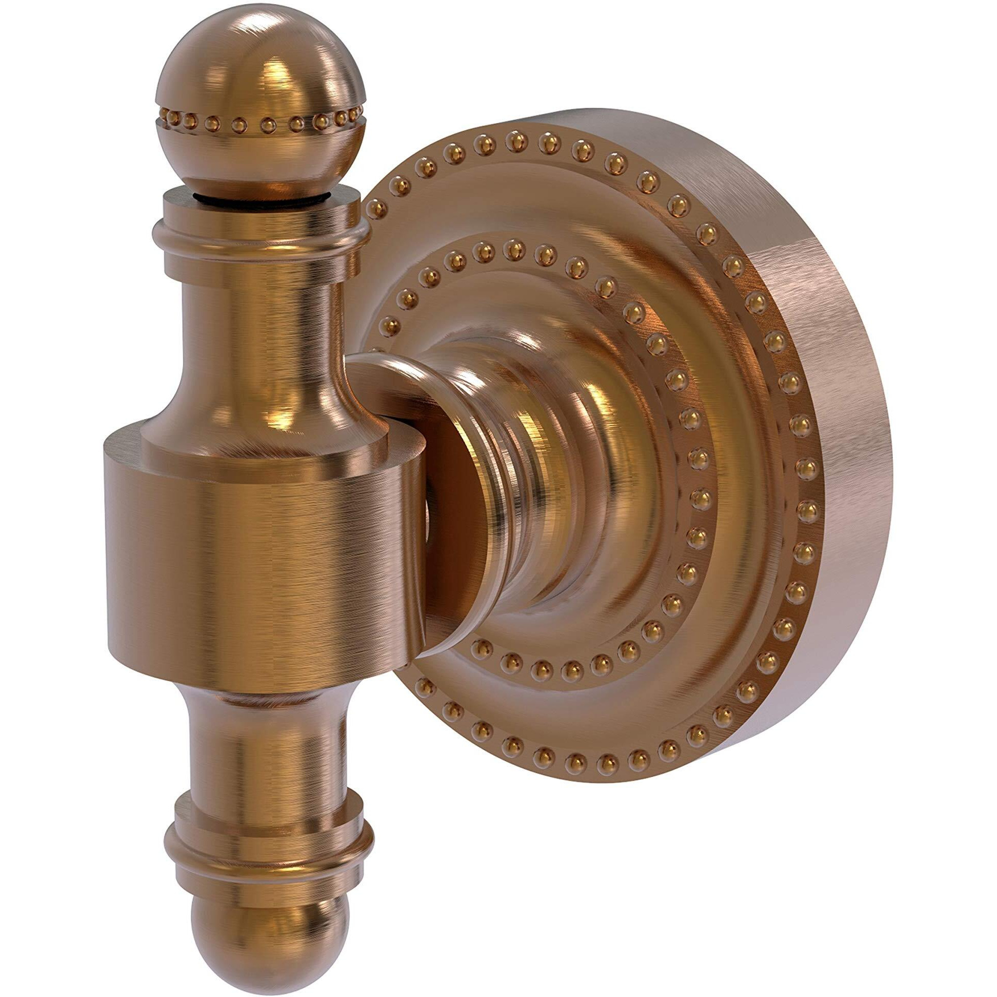 Allied Brass RD-20 Retro Dot Collection Robe Hook, Brushed Bronze