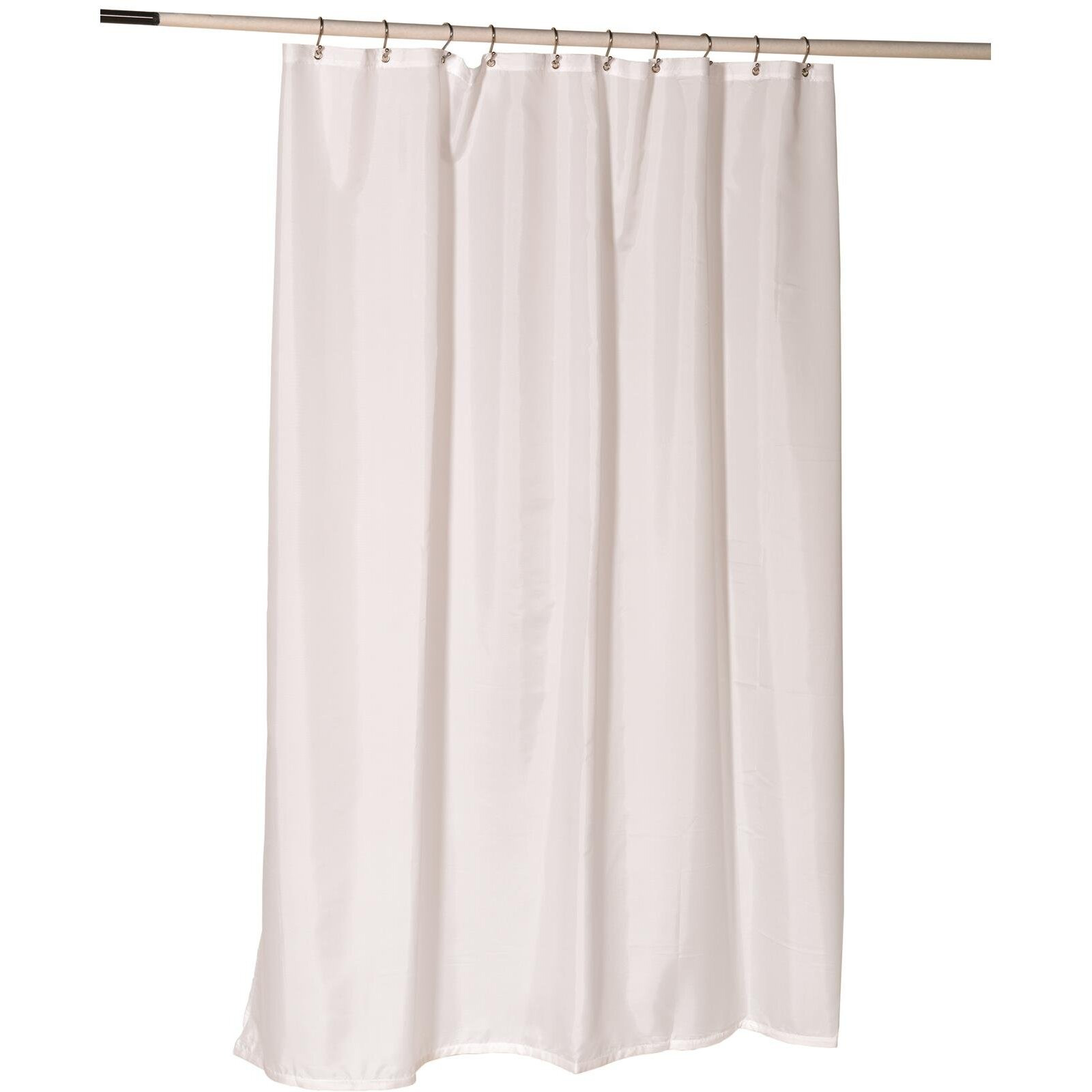 Carnation Home Fashions, Inc Nylon Shower Curtain Liner, White