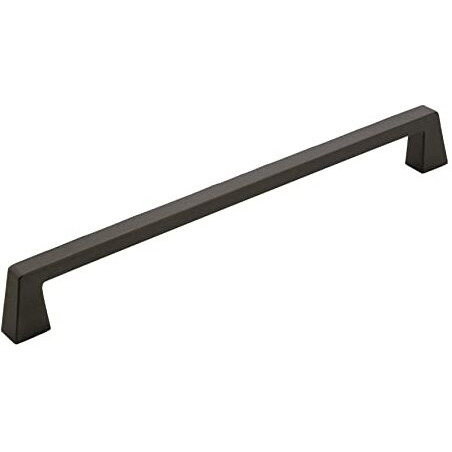 Amerock | Appliance Pull | Black Bronze | 12 inch (305 mm) Center to Center | Blackrock | 1 Pack | Drawer Pull | Drawer Handle | Cabinet Hardware