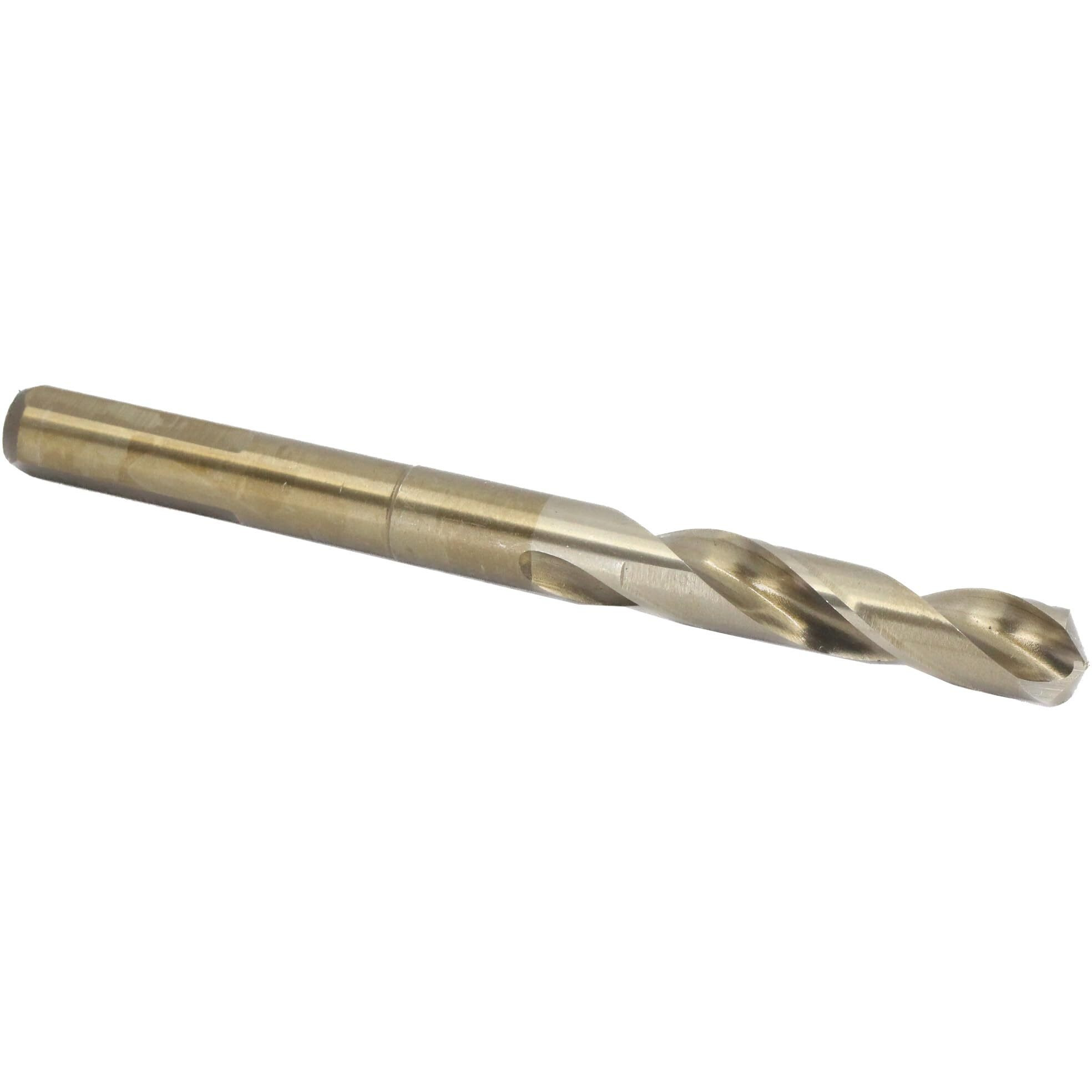 Drill America 15/32  Cobalt Reduced Shank Drill Bit with 3/8  Shank, D/ACO Series