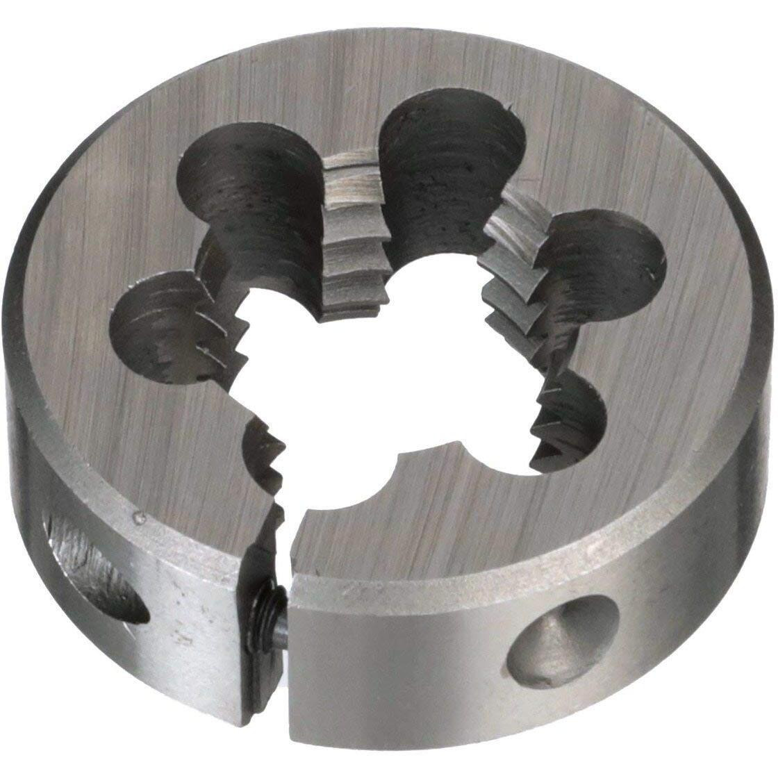 Drill America - DWTH112-18NPS 1/8 -27 NPS 1-1/2  OD High Speed Steel Round Adjustable Pipe Die, DWT Series