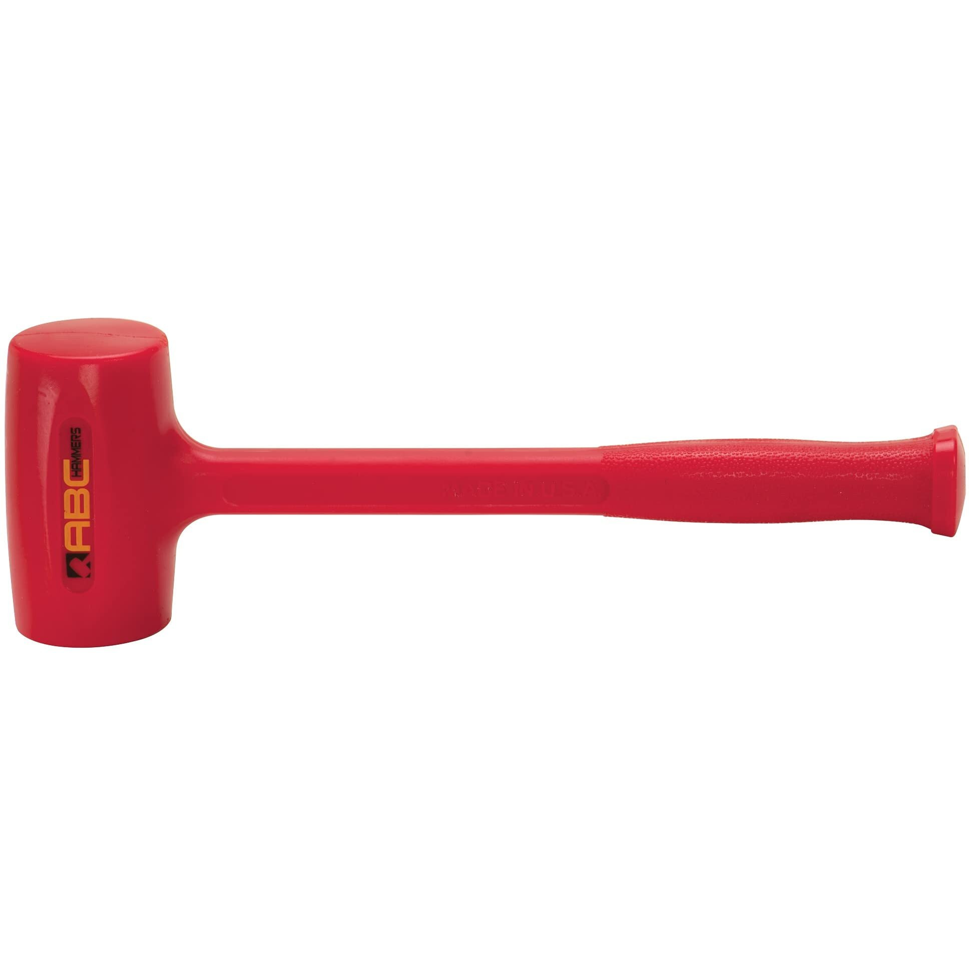 ABC HAMMERS Dead Blow Hammer - 45 oz. Polyurethane Hammer with Steel Reinforced Handle & 14.38  Overall Length - ABC3DB