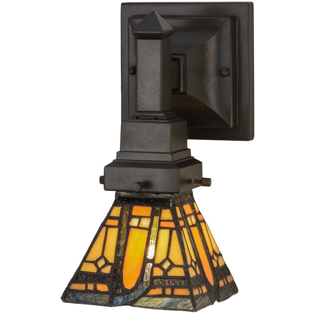 Meyda Tiffany 153637 Lighting, 5  W, Finish Mahogany Bronze