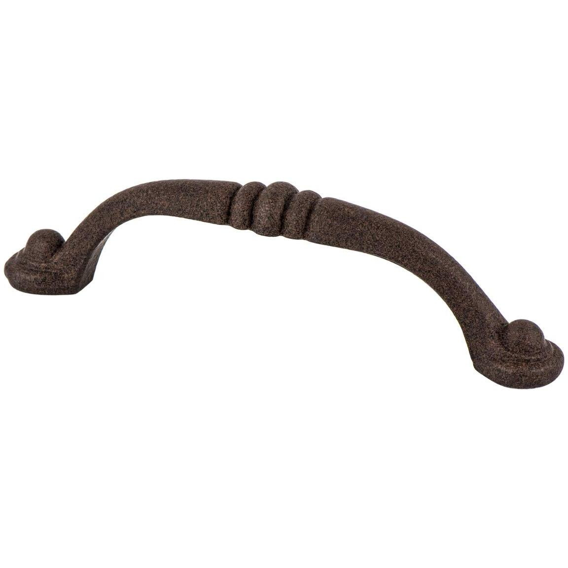 Berenson Euro Traditions 96mm Center to Center Bow Cabinet Pull, Dull Rust