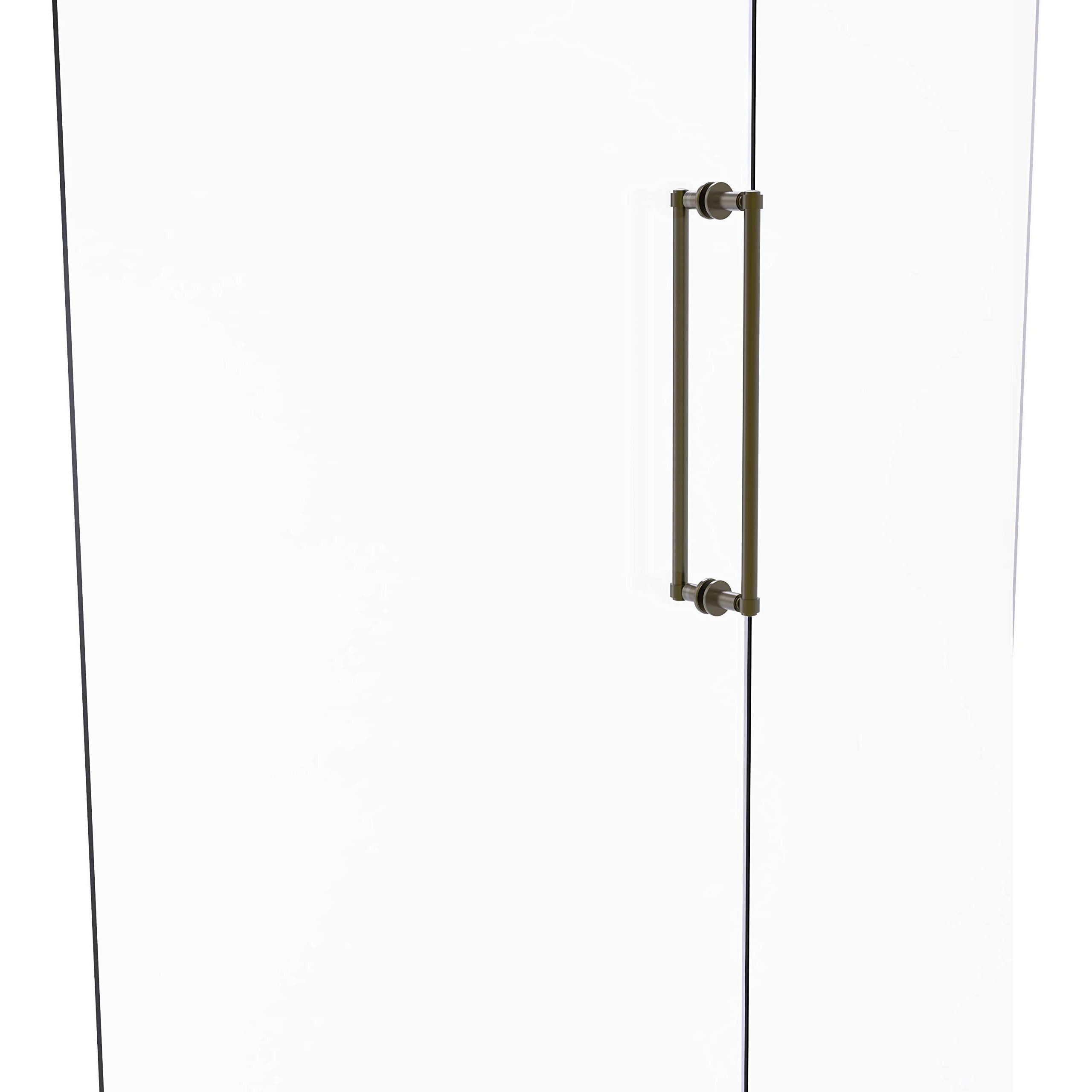 Allied Brass 405-18BB-ABR Contemporary 18 Inch Back Shower Door Pull, Antique Brass