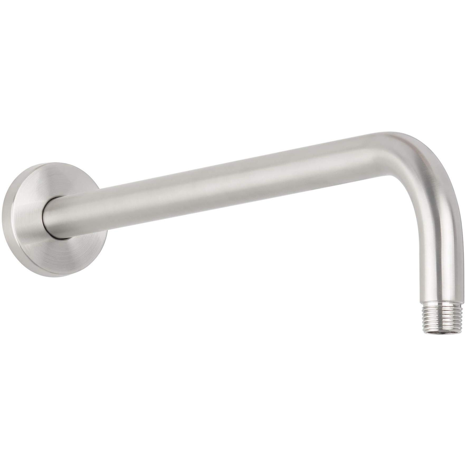 Miseno MSA216 16-5/16  Wall Mounted Shower Arm and Flange - Brushed Nickel