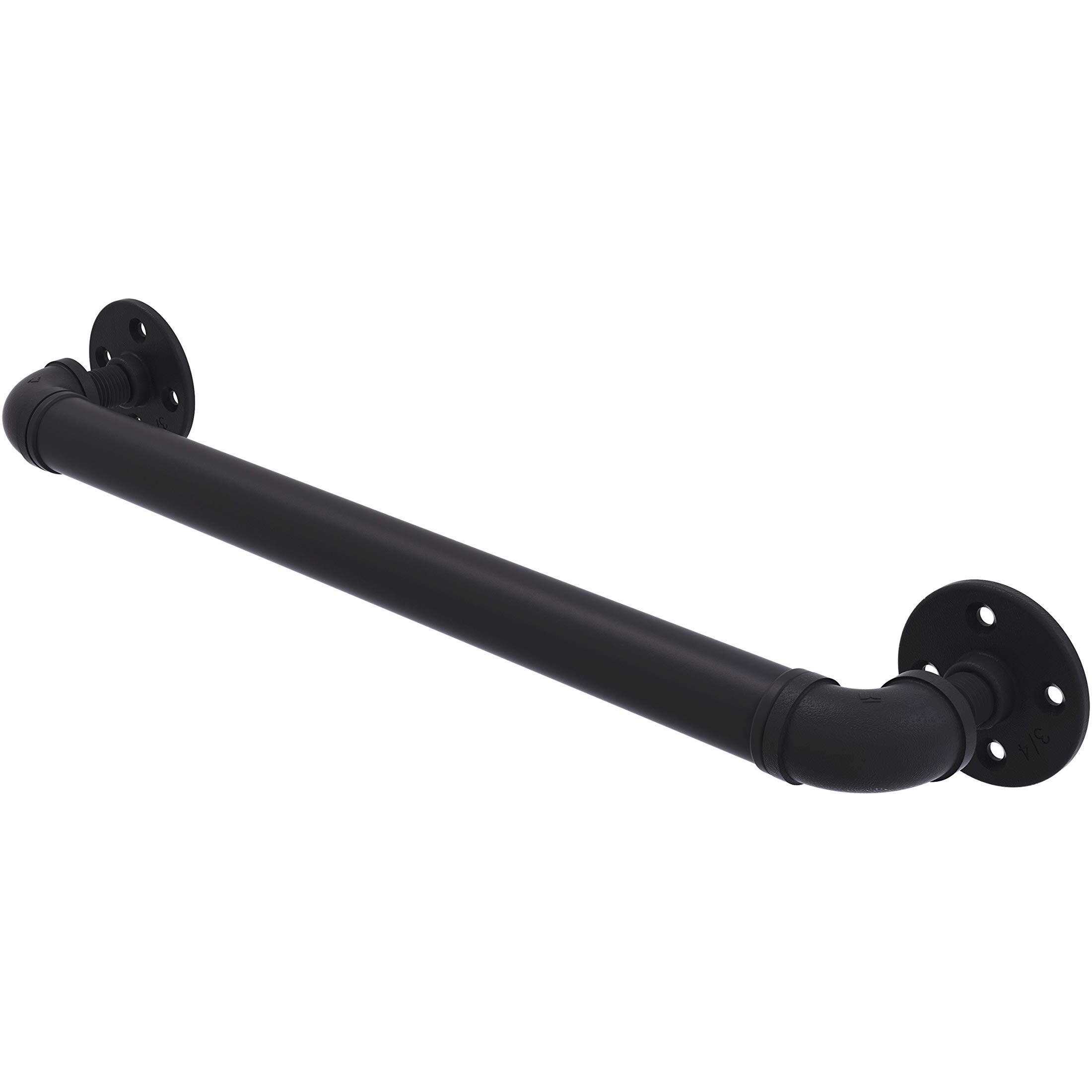 Allied Brass P-700-16-GB Pipeline Collection 16 Inch Grab Bar, 16 , Matte Black