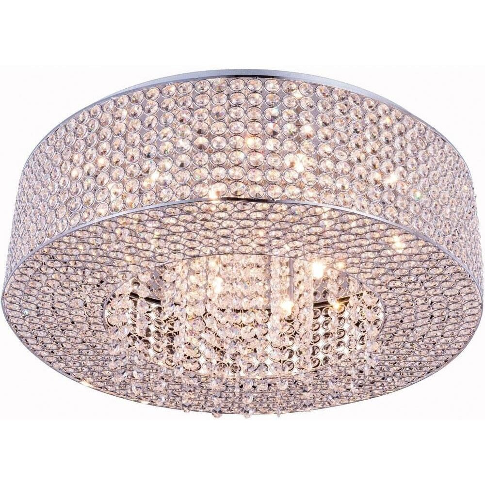 Elegant Lighting Amelie - Ten Light Flush Mount