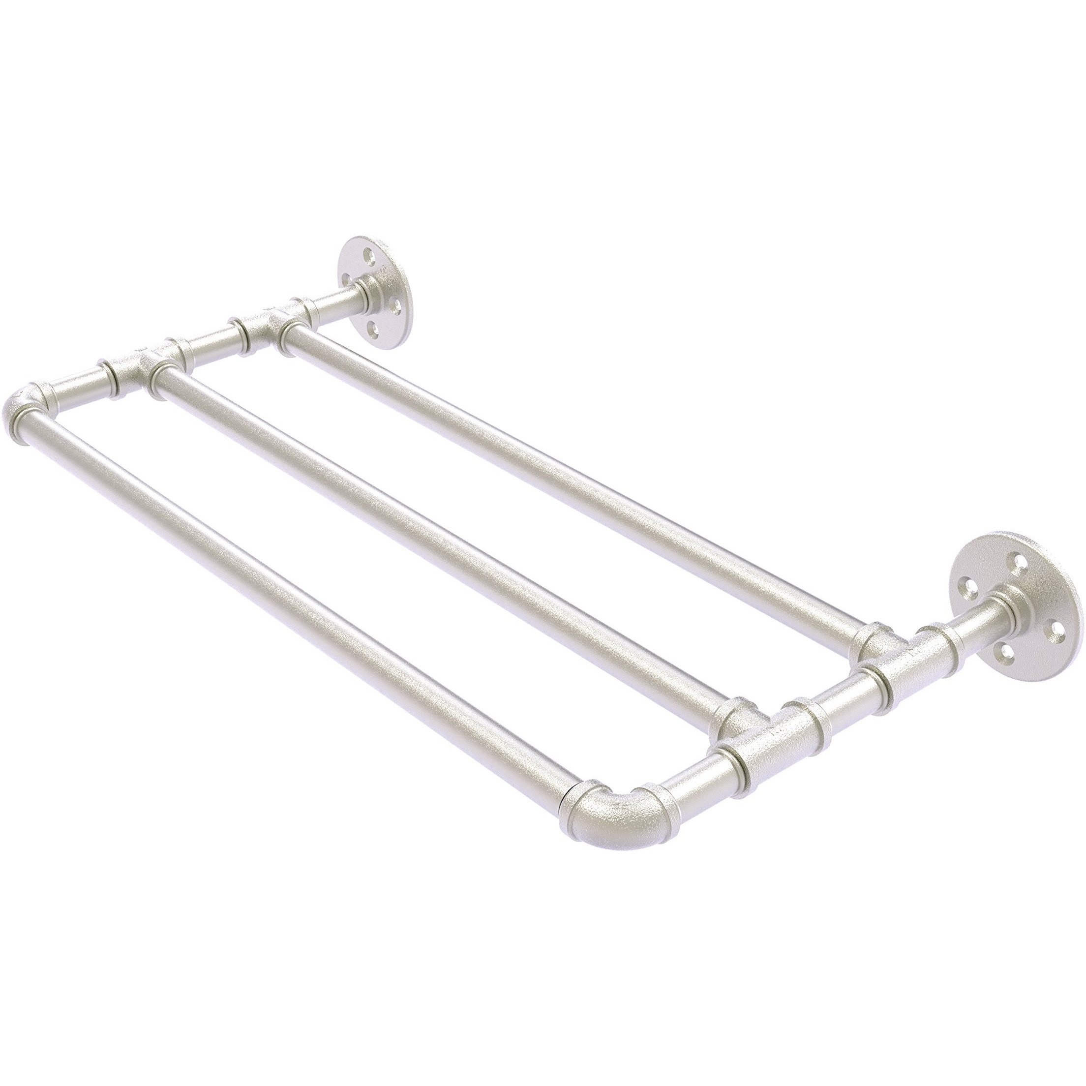 Allied Brass P-230-24-TS Pipeline Collection 24 Inch Wall Mounted Towel Shelf, Satin Nickel