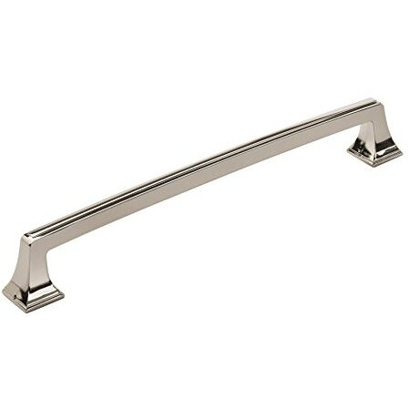 Amerock | Appliance Pull | Polished Nickel | 12 inch (305 mm) Center to Center | Mulholland | 1 Pack | Drawer Pull | Drawer Handle | Cabinet Hardware