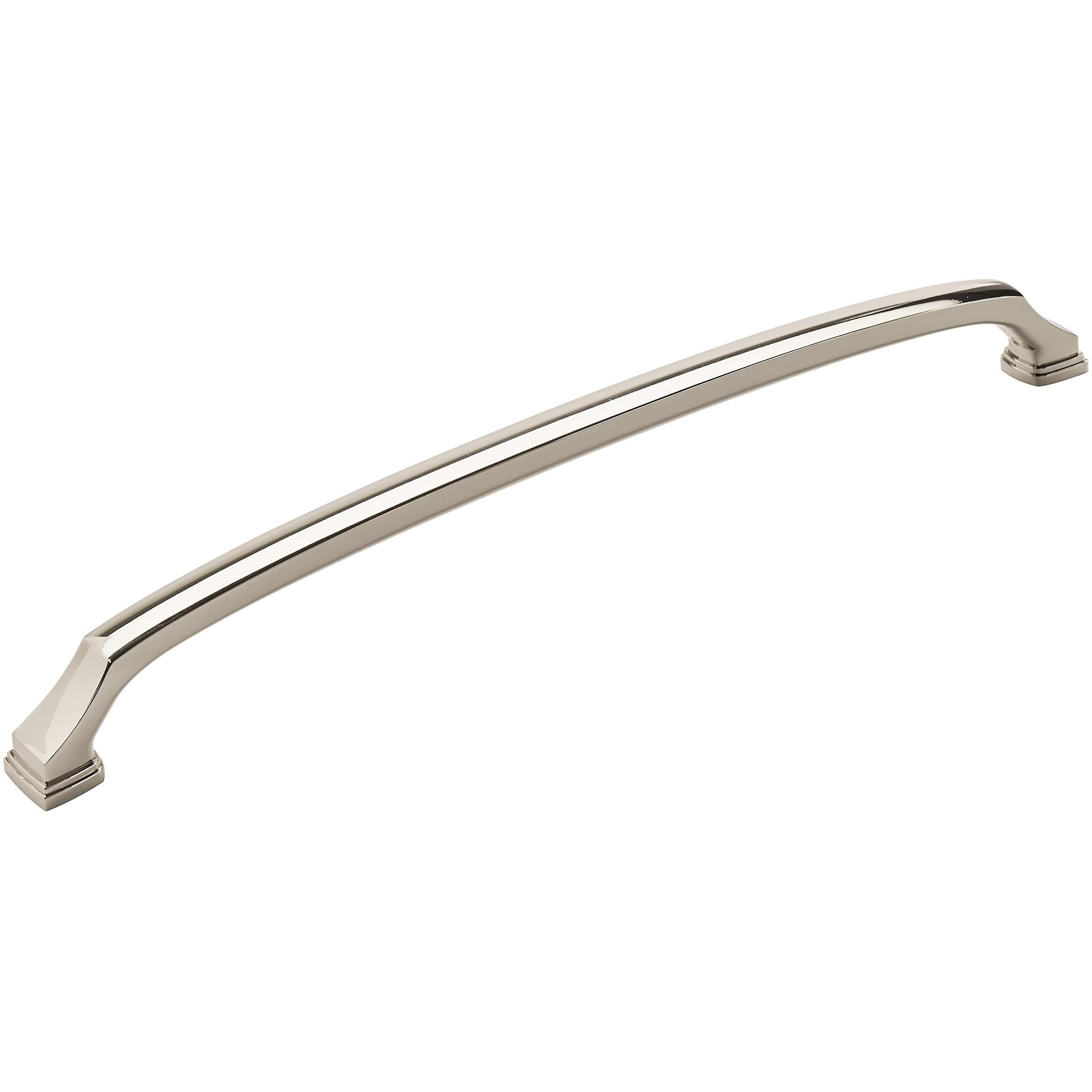 Amerock | Appliance Pull | Polished Nickel | 18 inch (457 mm) Center to Center | Revitalize | 1 Pack | Drawer Pull | Drawer Handle | Cabinet Hardware