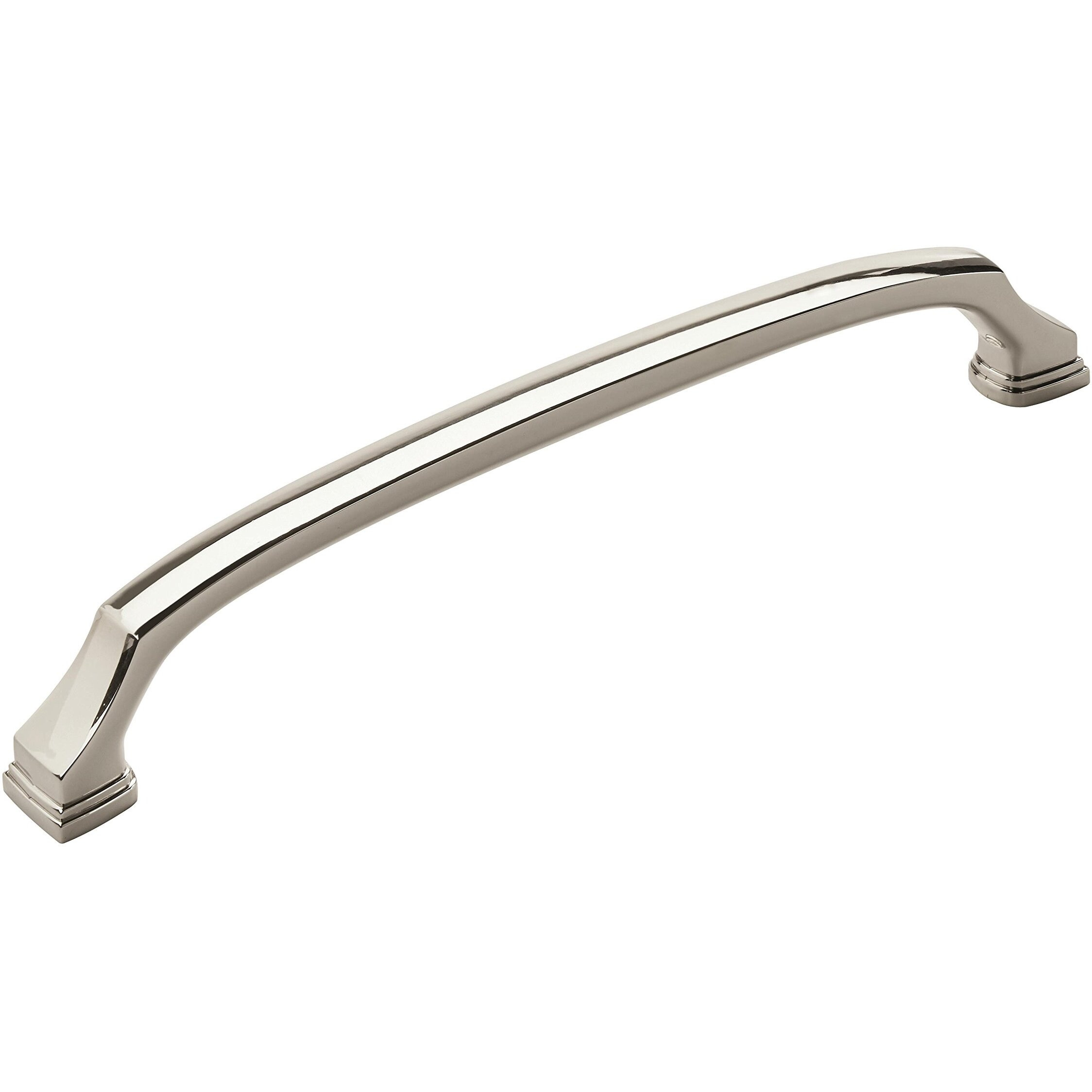 Amerock | Appliance Pull | Polished Nickel | 12 inch (305 mm) Center to Center | Revitalize | 1 Pack | Drawer Pull | Drawer Handle | Cabinet Hardware