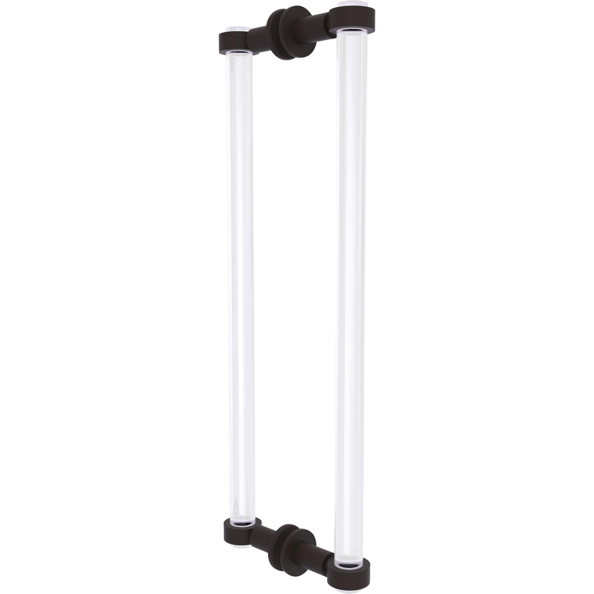 Allied Brass CV-406-18BB-ORB Clearview Collection 18 Inch Back Shower Door Pull, Oil Rubbed Bronze