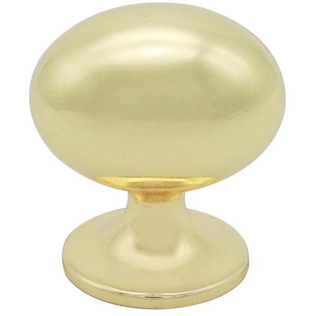 1.38 in. Dia. Charlton Cabinet Knob, Polished Gold