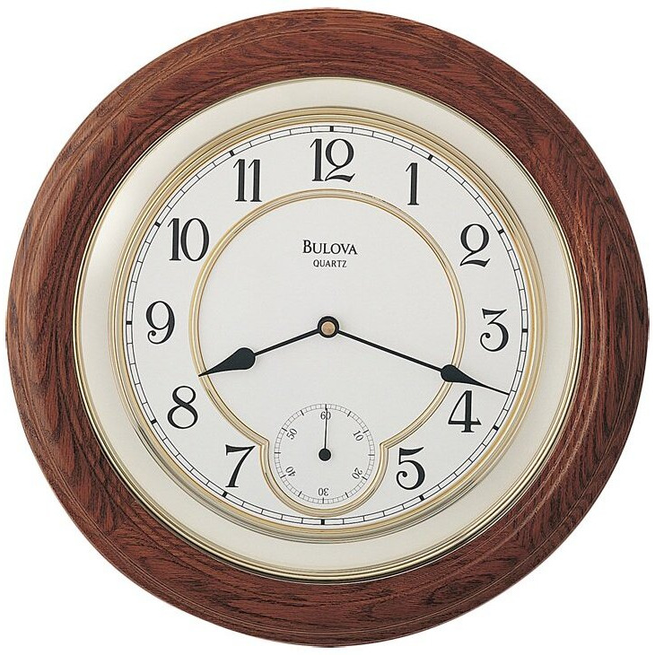 Bulova William Deco Wall Clock - C4596