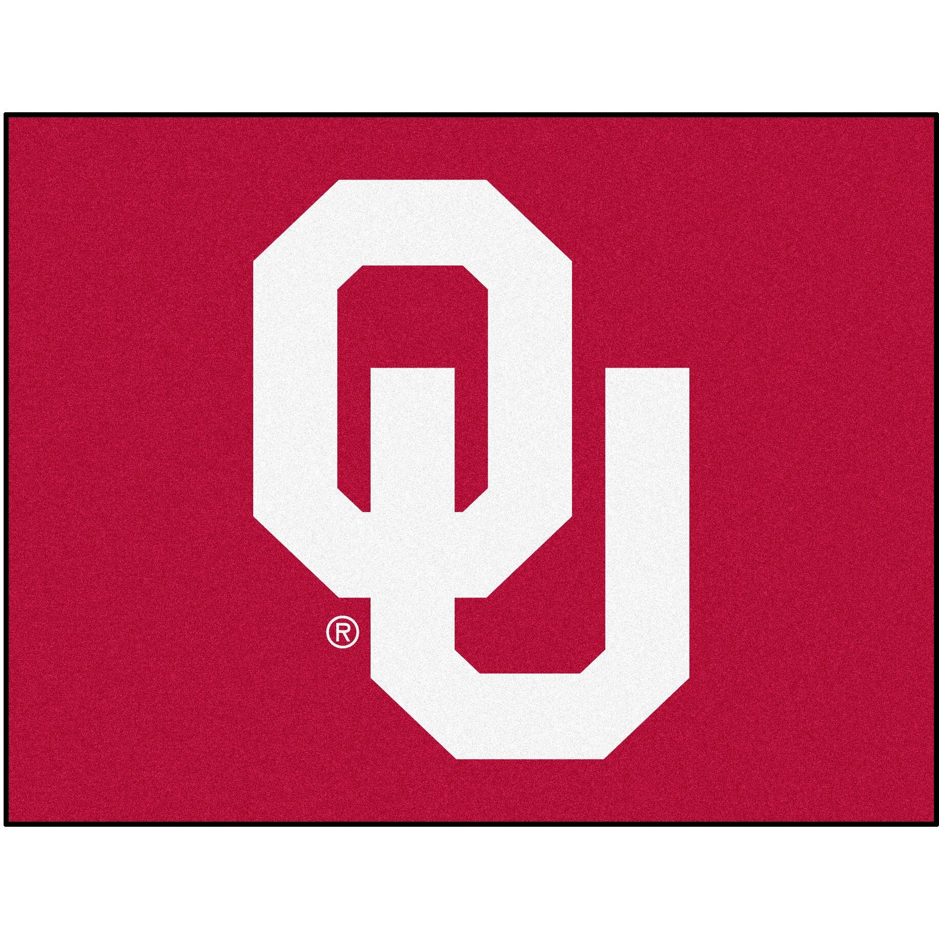 FANMATS Home Decorative Oklahoma Sports Team Logo Bathroom Mat All-Star Rugs 34 x45