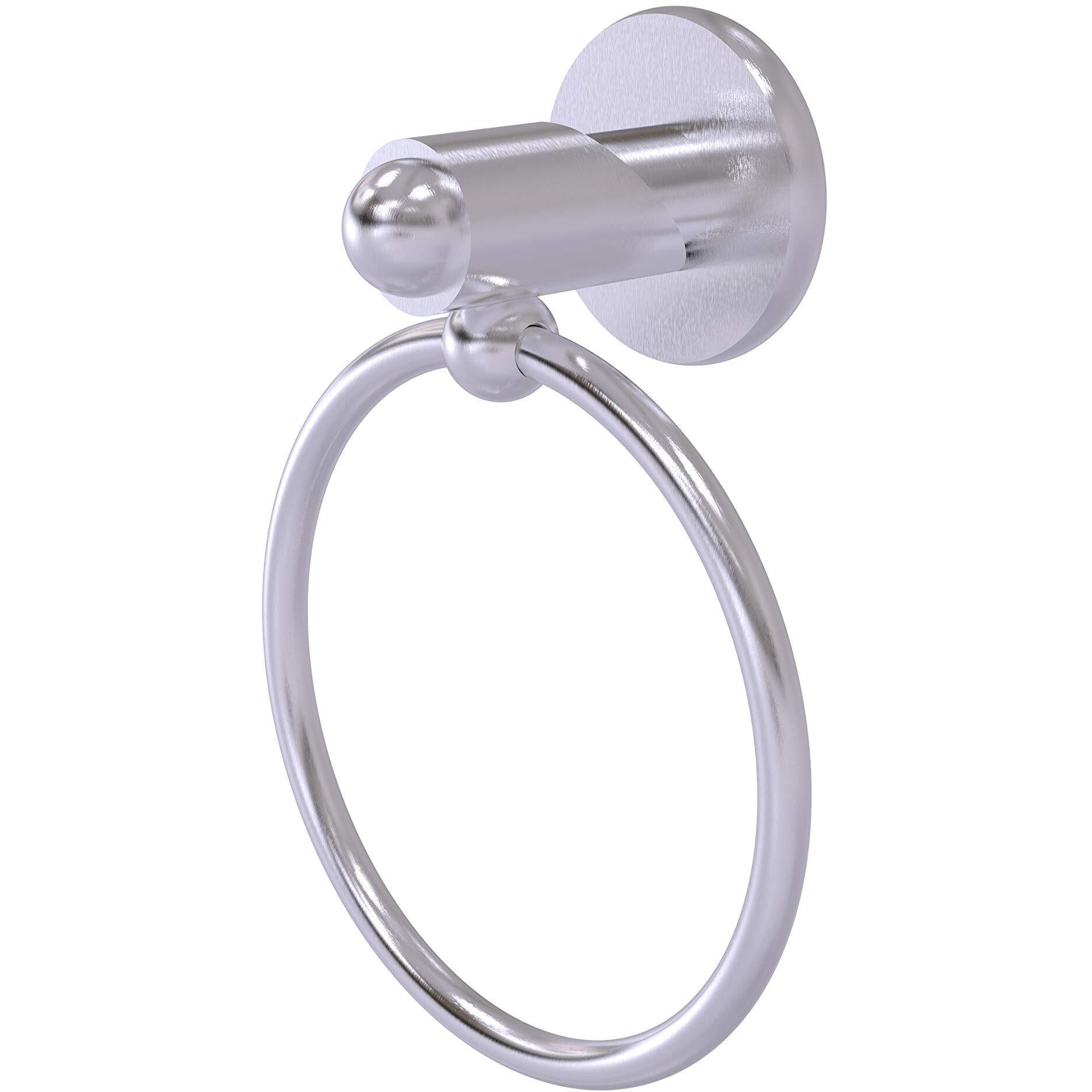 Allied Brass SH-16 Soho Collection Towel Ring, Satin Chrome