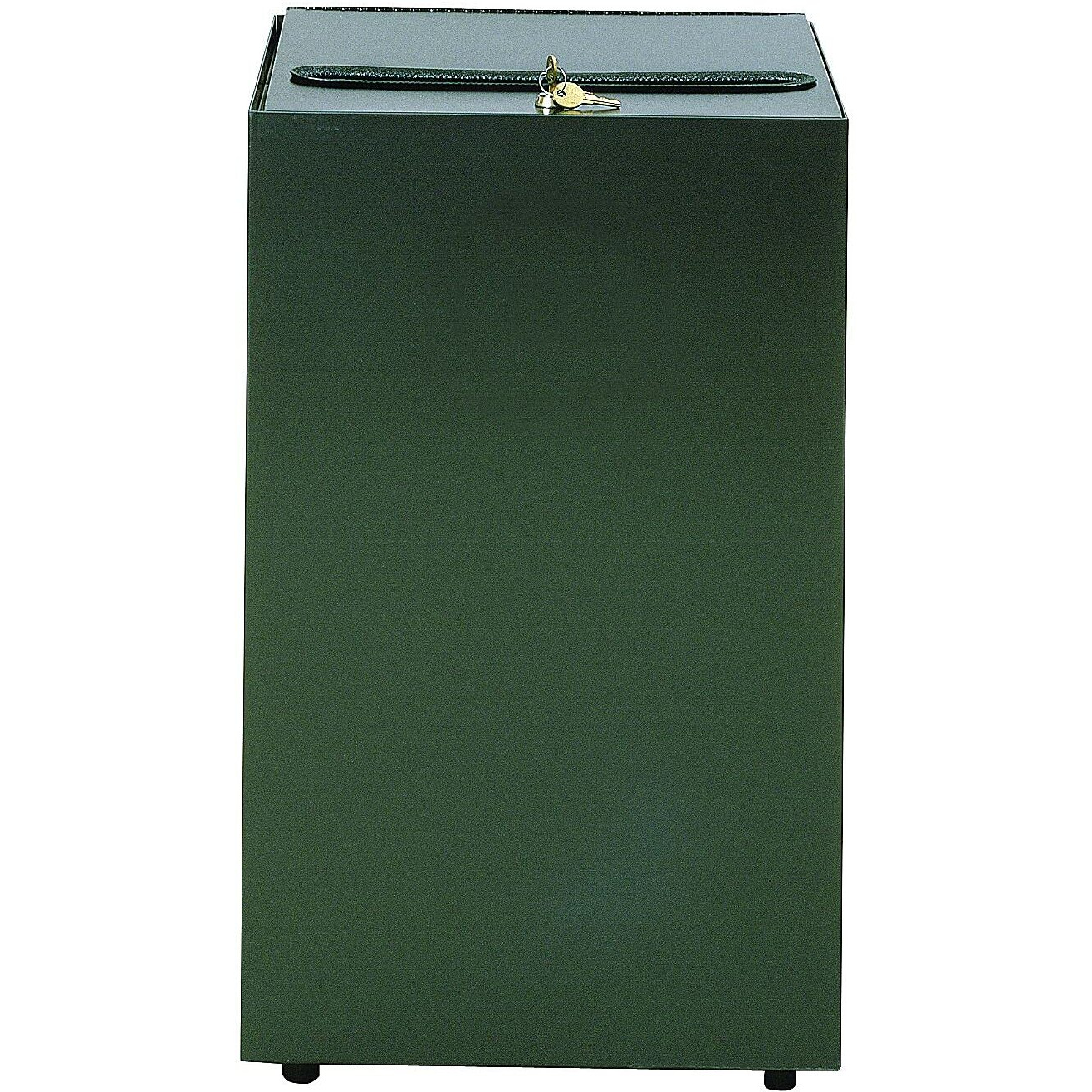 Witt Modified Series 28 Gallon Top Entry Secure Document Receptacle 28MSR Finish Coffee Black