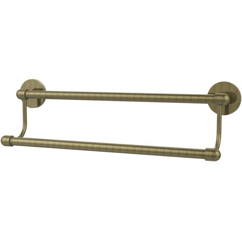 Allied Brass TA-72/18 Tango Collection 18 Inch Double Towel Bar, Antique Brass