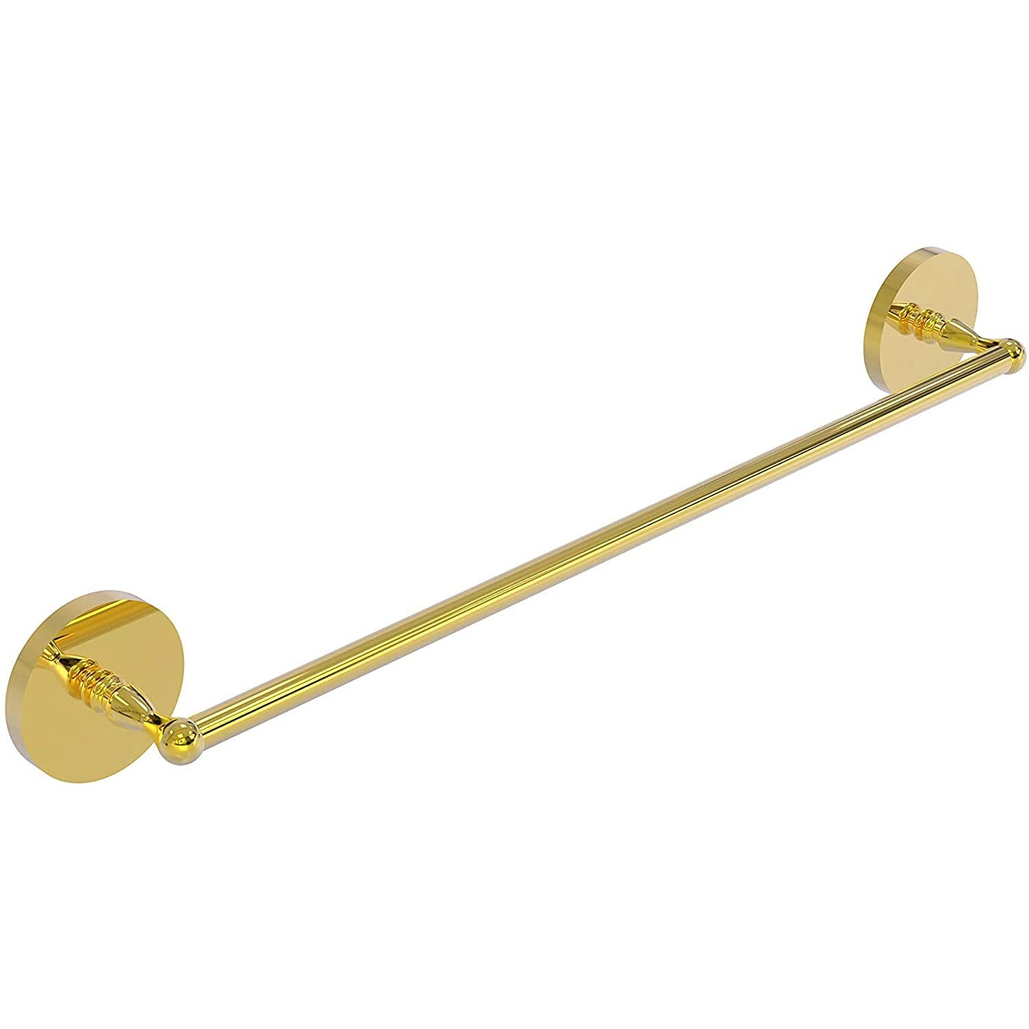 Allied Brass Skyline Collection Towel Bar (Polished Brass, 18 Inch)