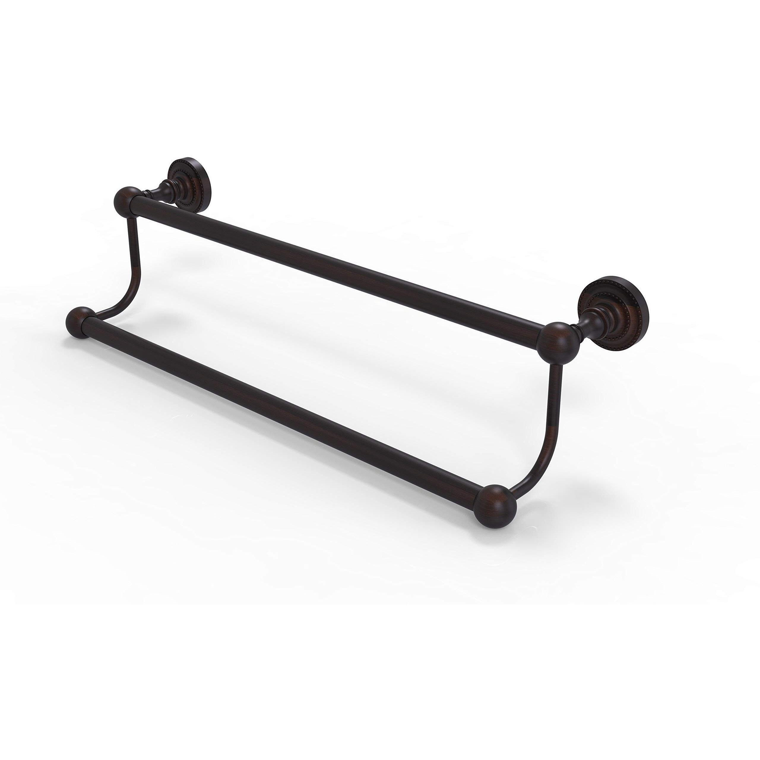 Allied Brass DT-72/18 Dottingham Collection 18 Inch Double Towel Bar, Venetian Bronze