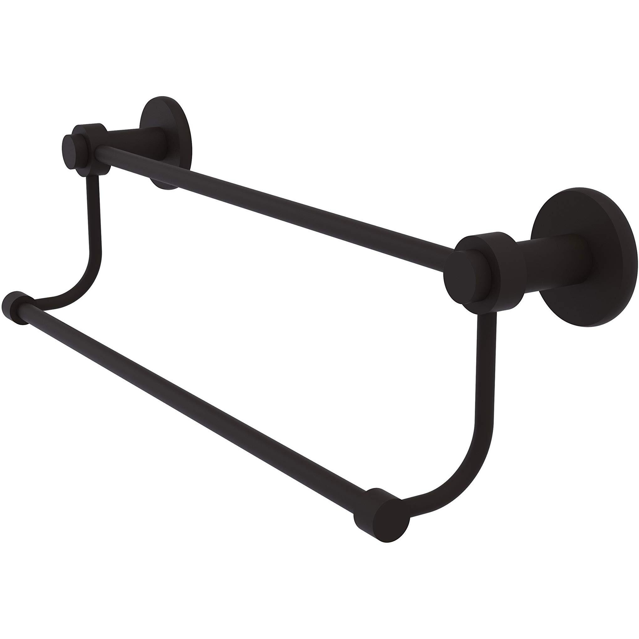 Allied Brass 9072/18 Mercury Collection 18 Inch Double Towel Bar, Oil Rubbed Bronze