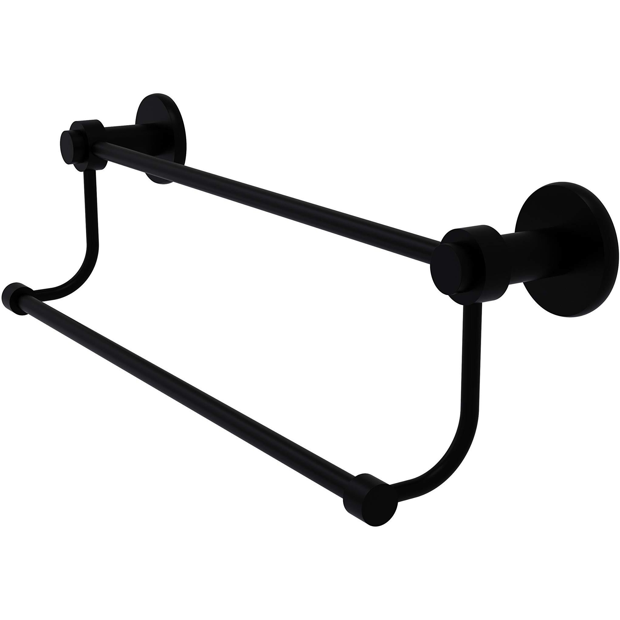 Allied Brass 9072/24-BKM 24-Inch Double Towel Bar, Matte Black