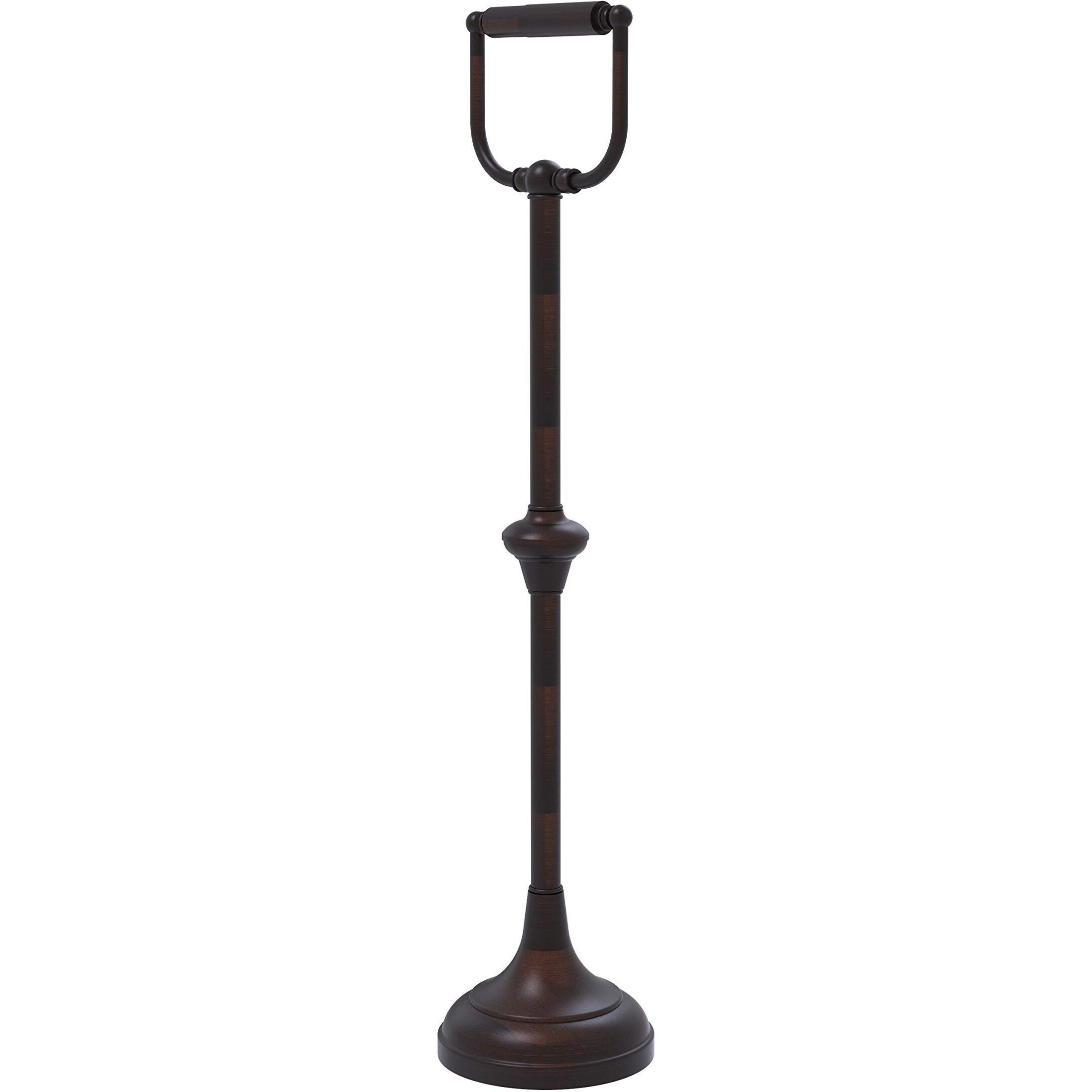 Allied Brass TS-24C-VB Free Holder Toilet Tissue Stand, Venetian Bronze