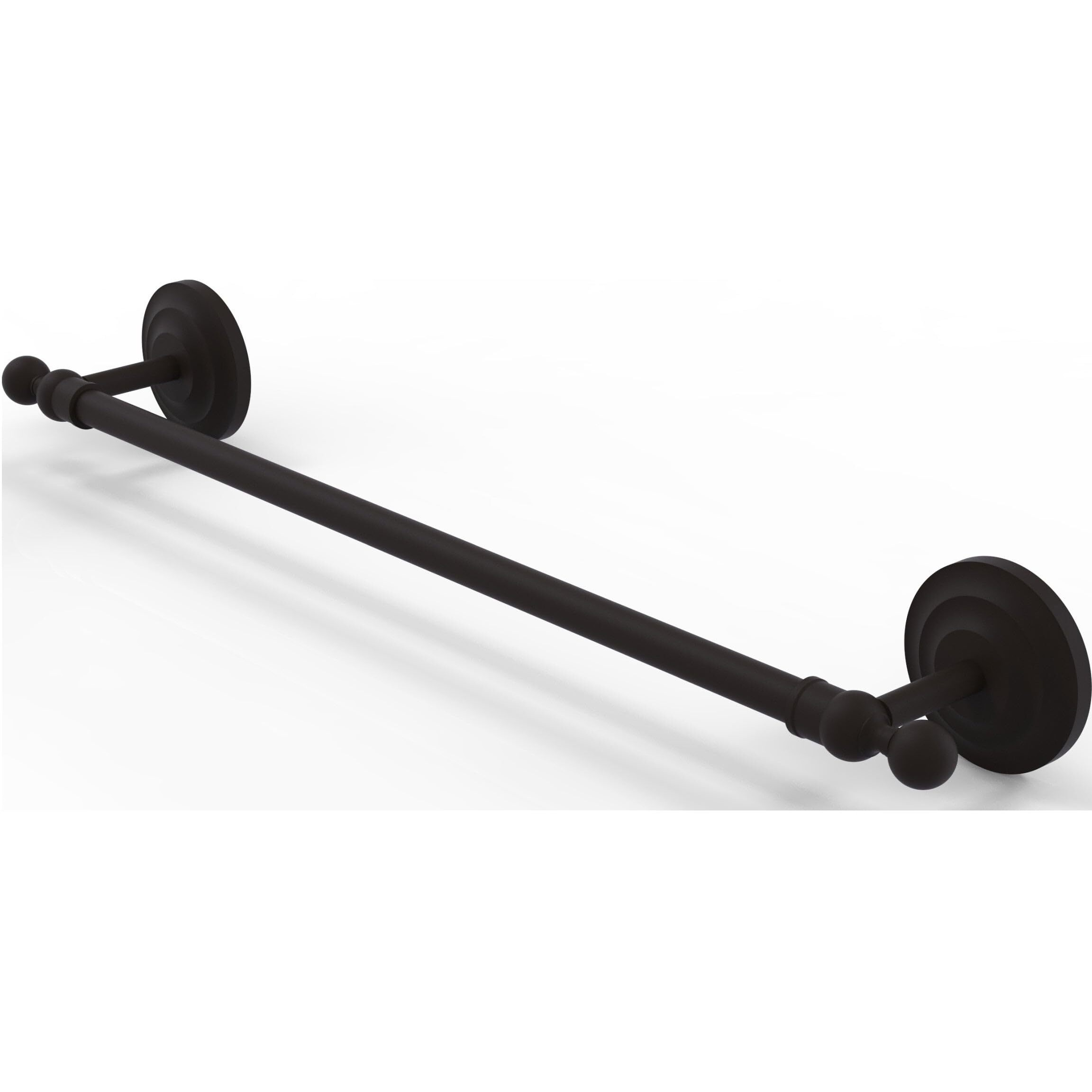 Allied Brass QN-41/30 Que Collection 30 Inch Towel Bar, Oil Rubbed Bronze