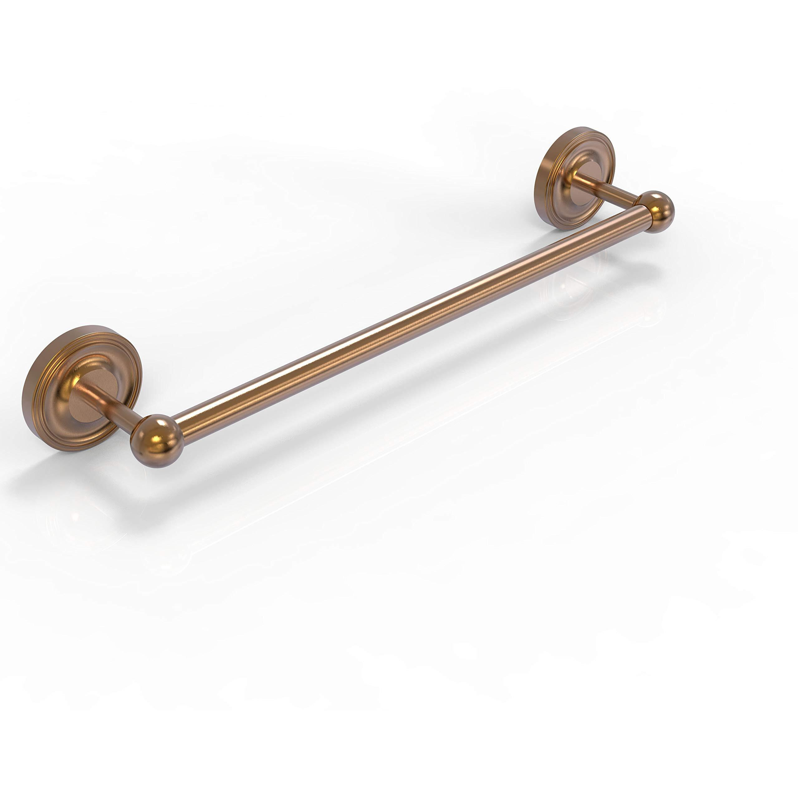 Allied Brass PR-41/18-BBR 18-Inch Towel Bar, Brushed Bronze