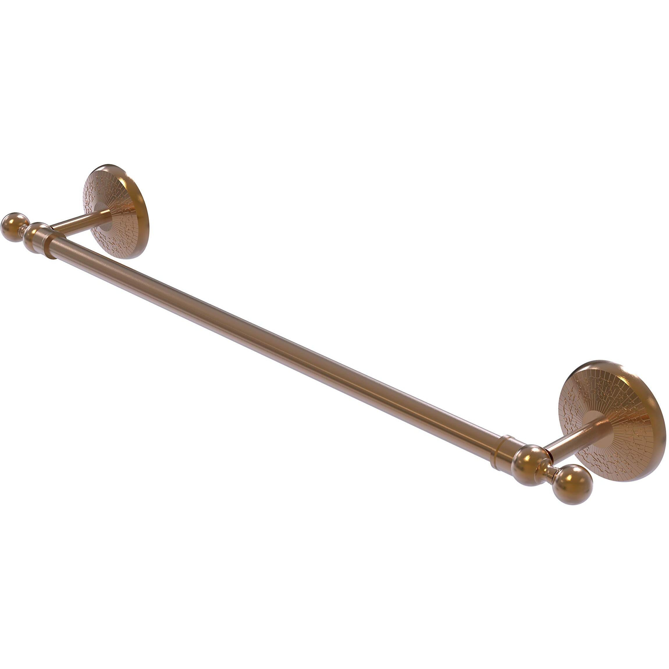 Allied Brass MC-41/24 Monte Carlo Collection 24 Inch Towel Bar, Brushed Bronze