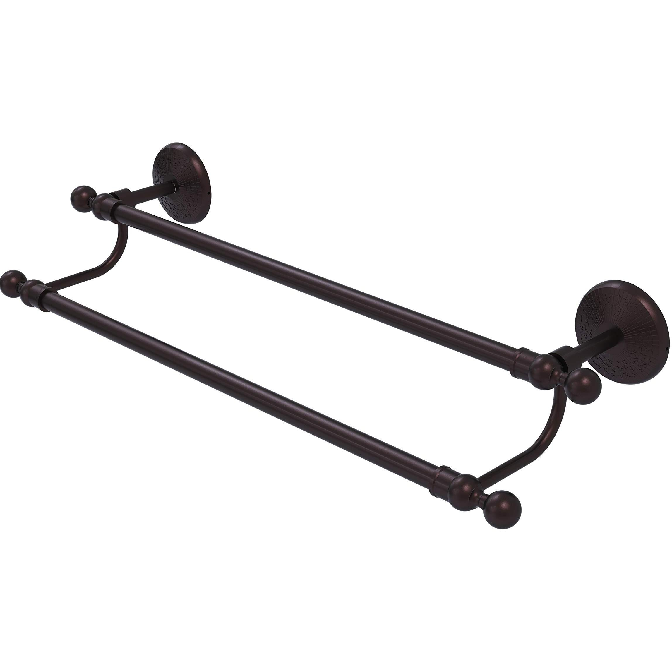 Allied Brass MC-72/30 Monte Carlo Collection 30 Inch Double Towel Bar, Antique Bronze