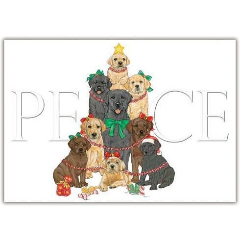 Pipsqueak Productions C550 Labrador Mix Holiday Boxed Cards