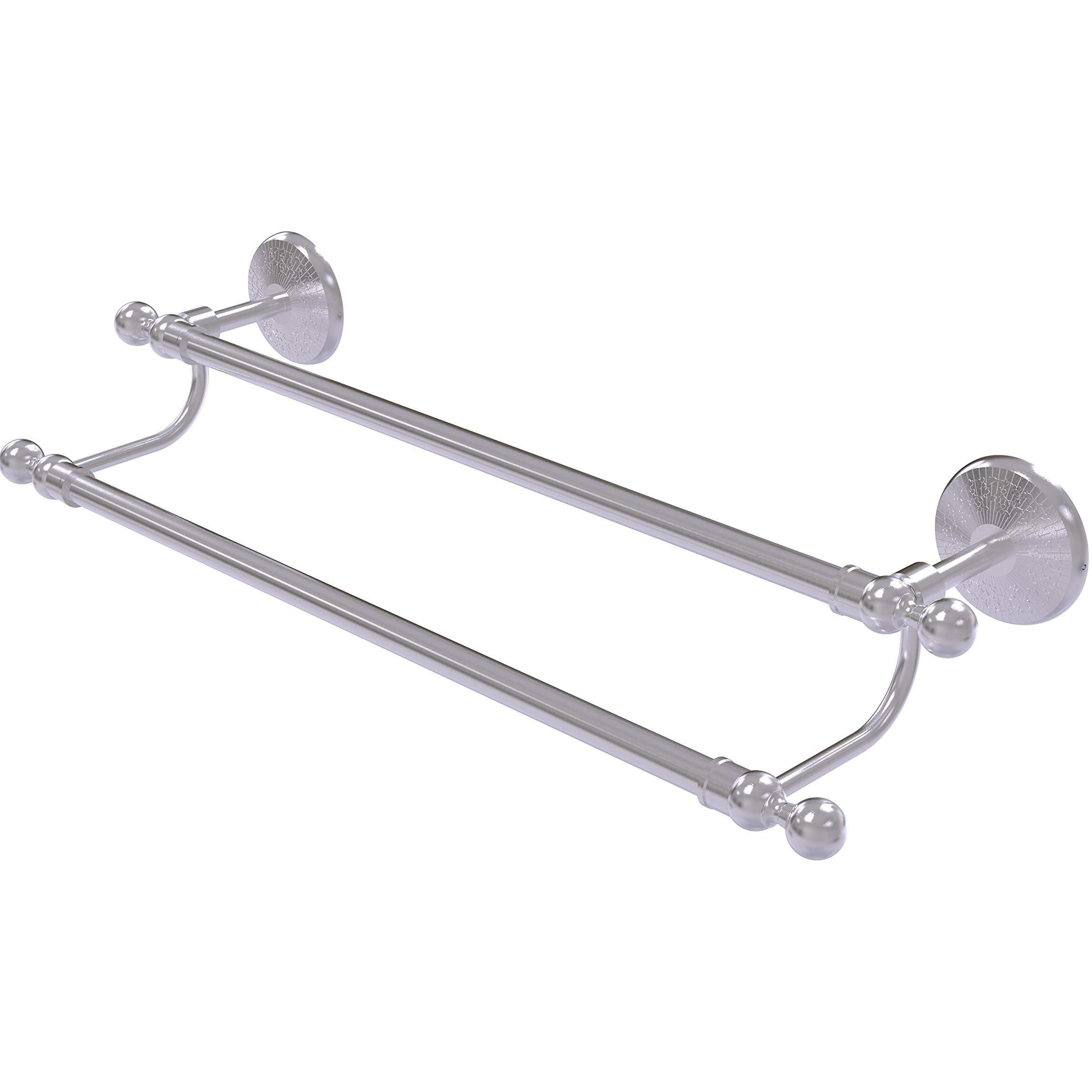 Allied Brass MC-72/18 Monte Carlo Collection 18 Inch Double Towel Bar, Satin Chrome