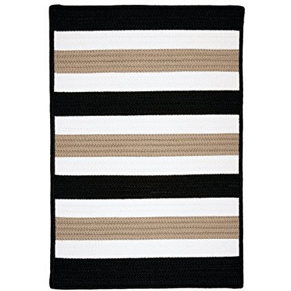 Colonial Mills Portico PO49 Black RUG 4x4