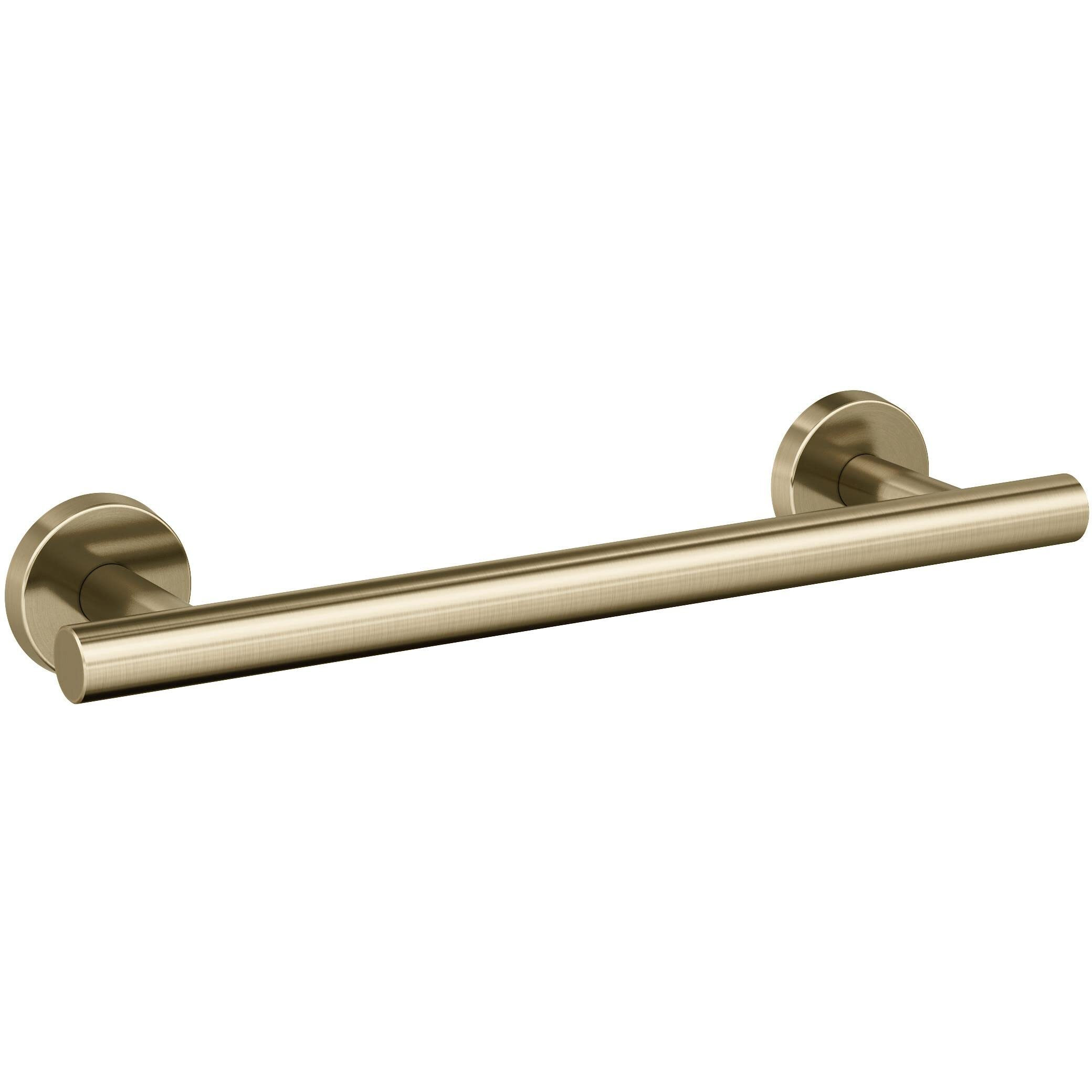 Amerock BH26546BBZ | Golden Champagne Towel Bar | 9 in (229 mm) Towel Rack | Arrondi | Bathroom Towel Holder | Bathroom Hardware | Bath Accessories