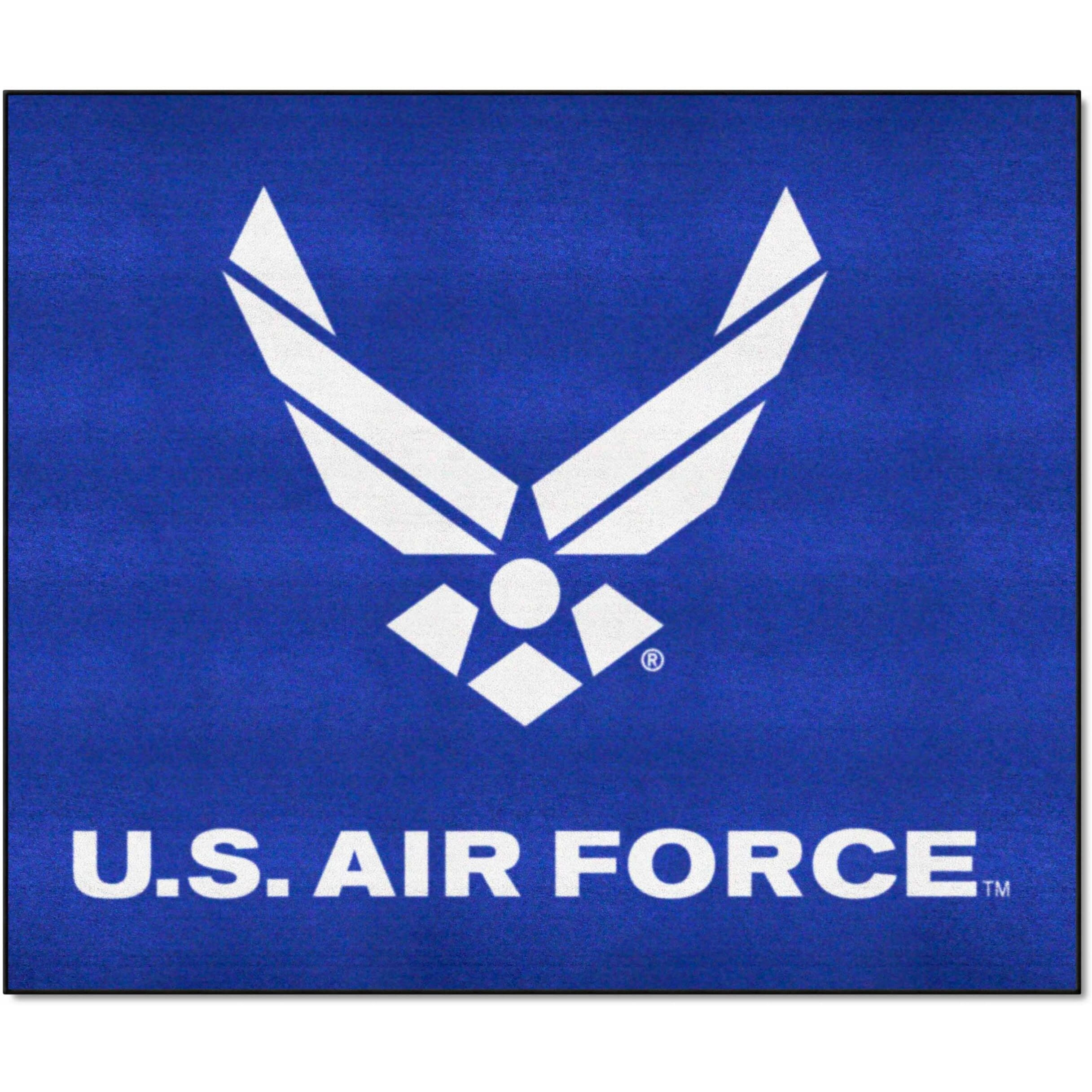 FANMATS 6977 U.S. Air Force Tailgater Rug - 5ft. x 6ft. Military Area Rug, Home Decor Rug